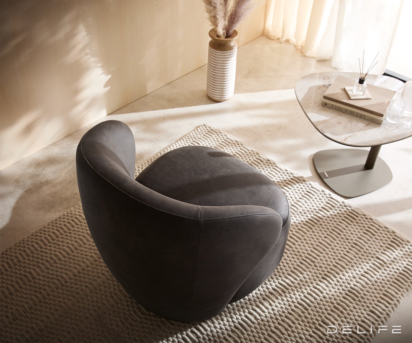 Fotelja Pulo, 79x78cm, Material: Mikrofibra