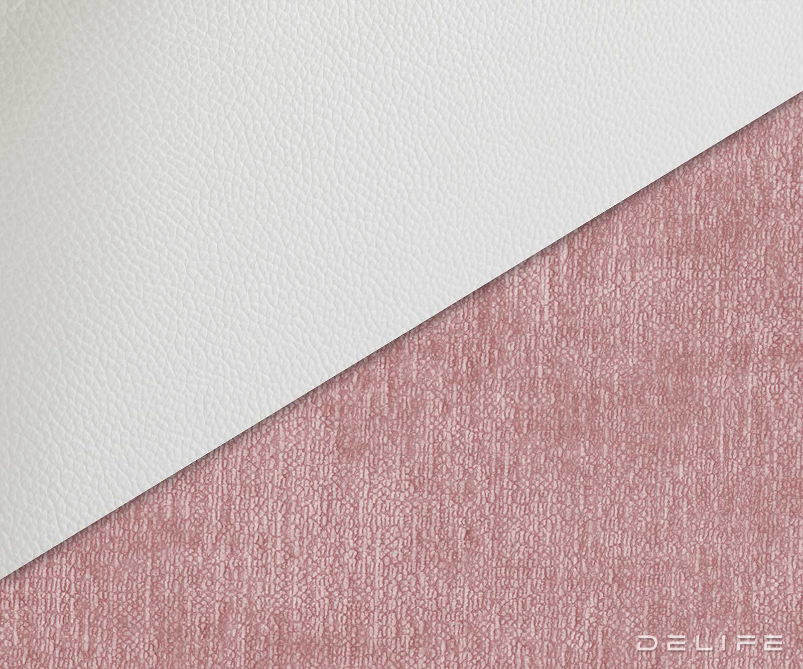 Jedilniški stol Clea, material: chenille/koža