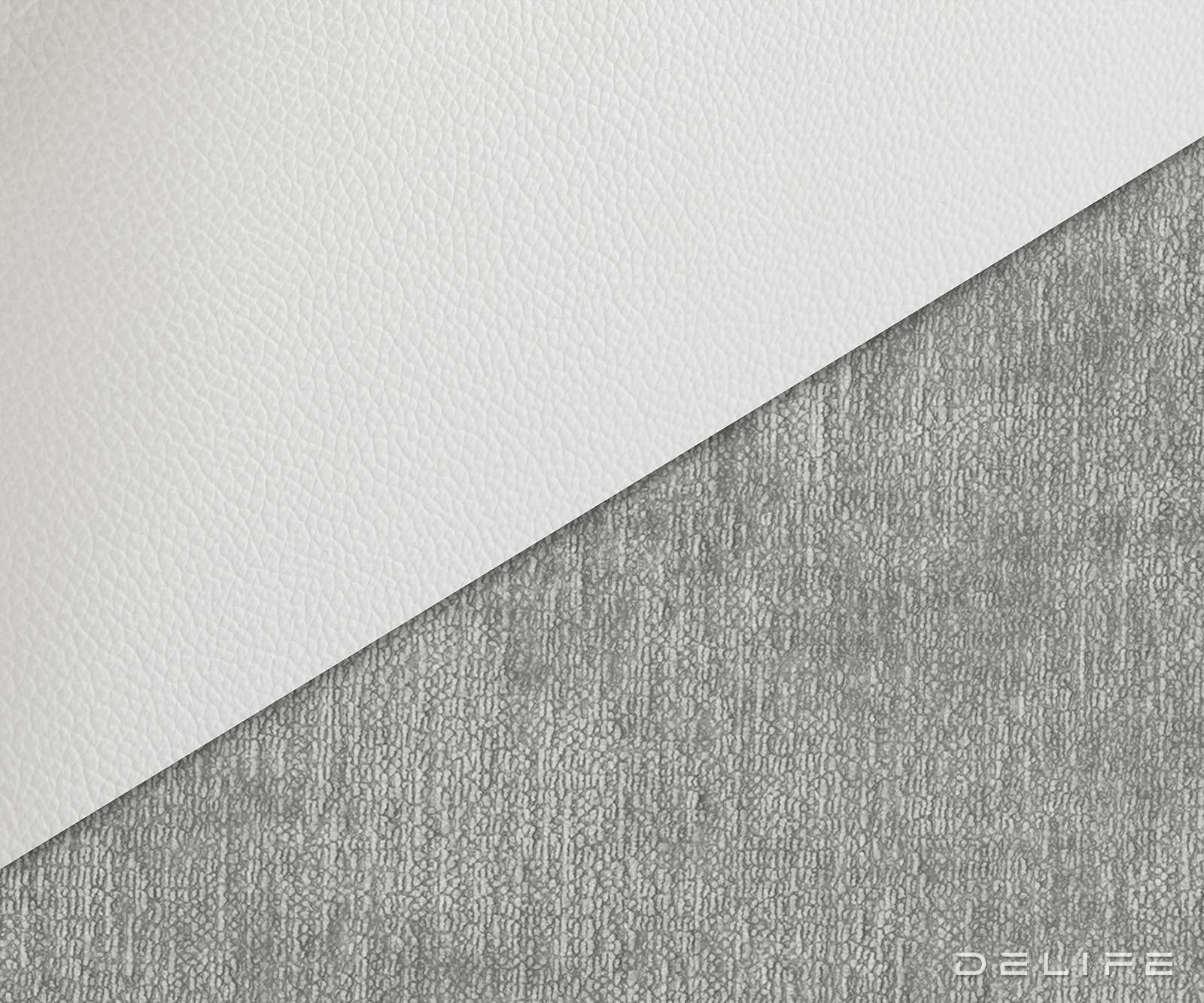 Jedilniški stol Luan, material: chenille/koža