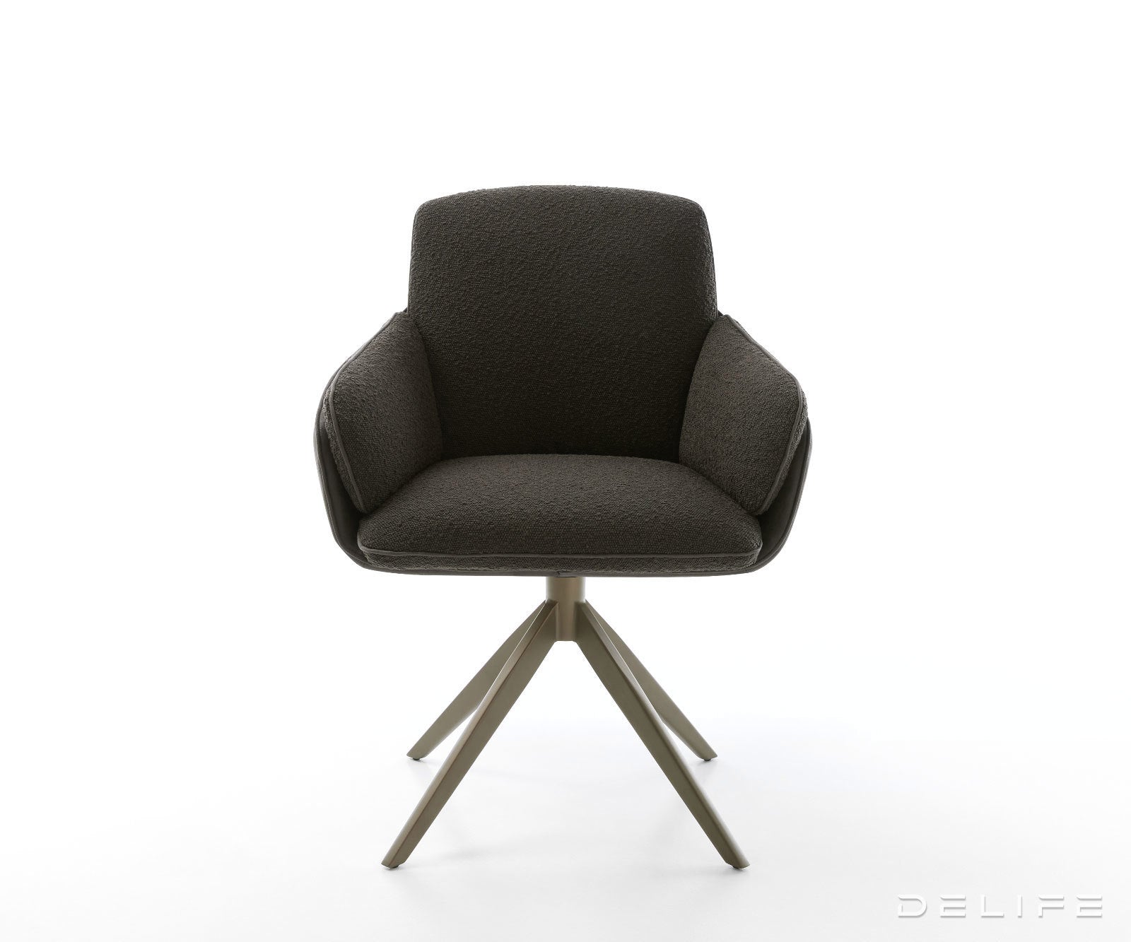 Jedilniški stol Luan, material: boucle/mikrovlakna