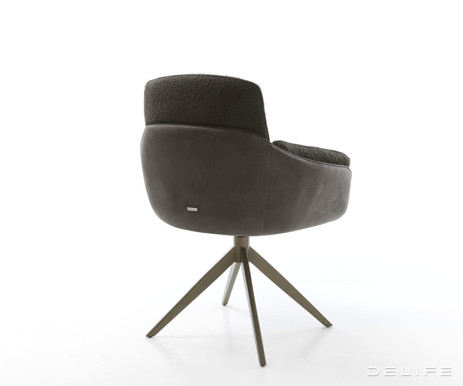 Jedilniški stol Luan, material: boucle/mikrovlakna