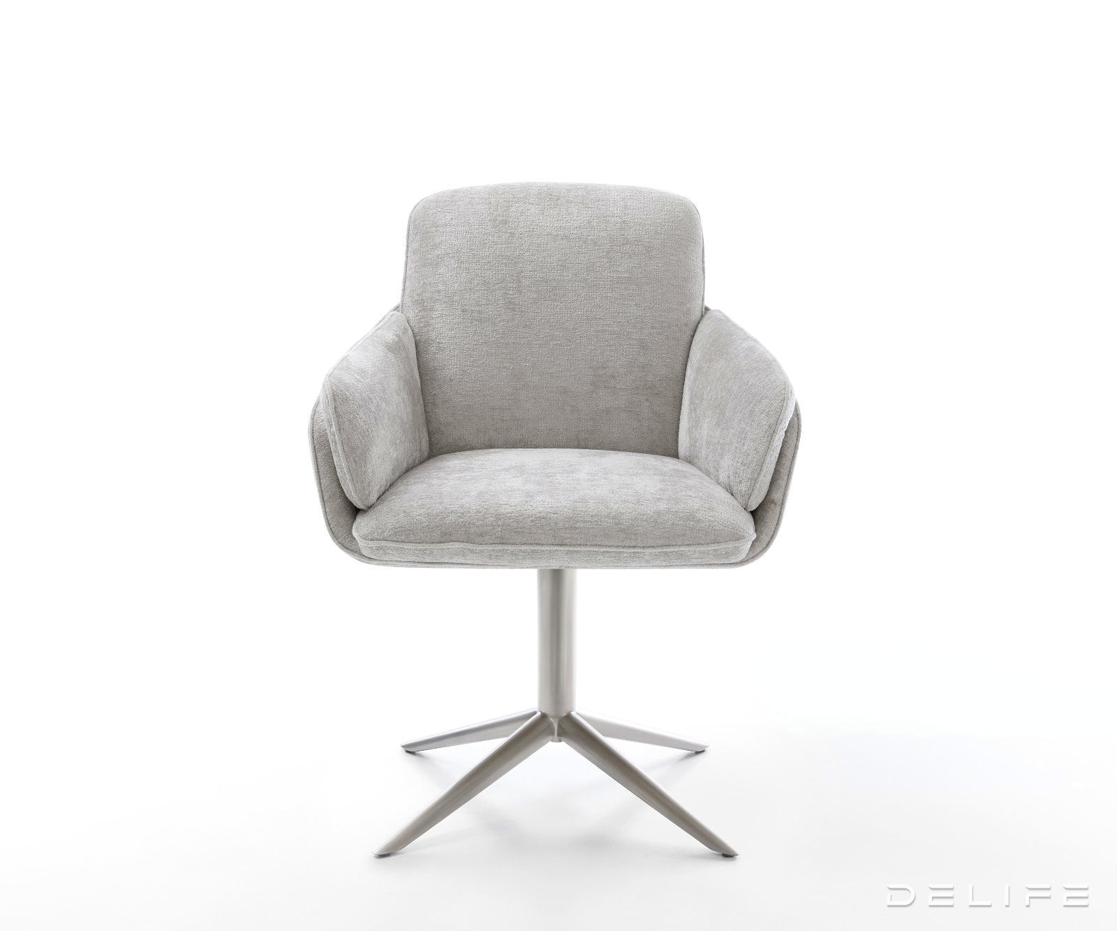 Jedilniški stol Luan, material: chenille