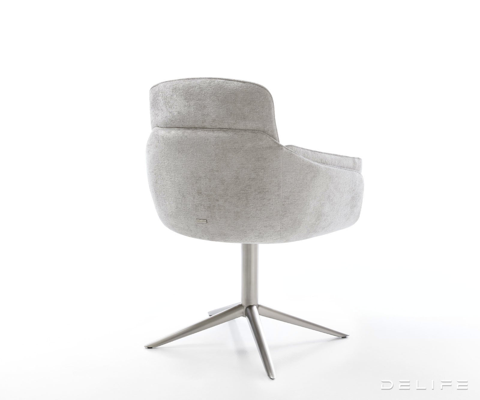 Jedilniški stol Luan, material: chenille