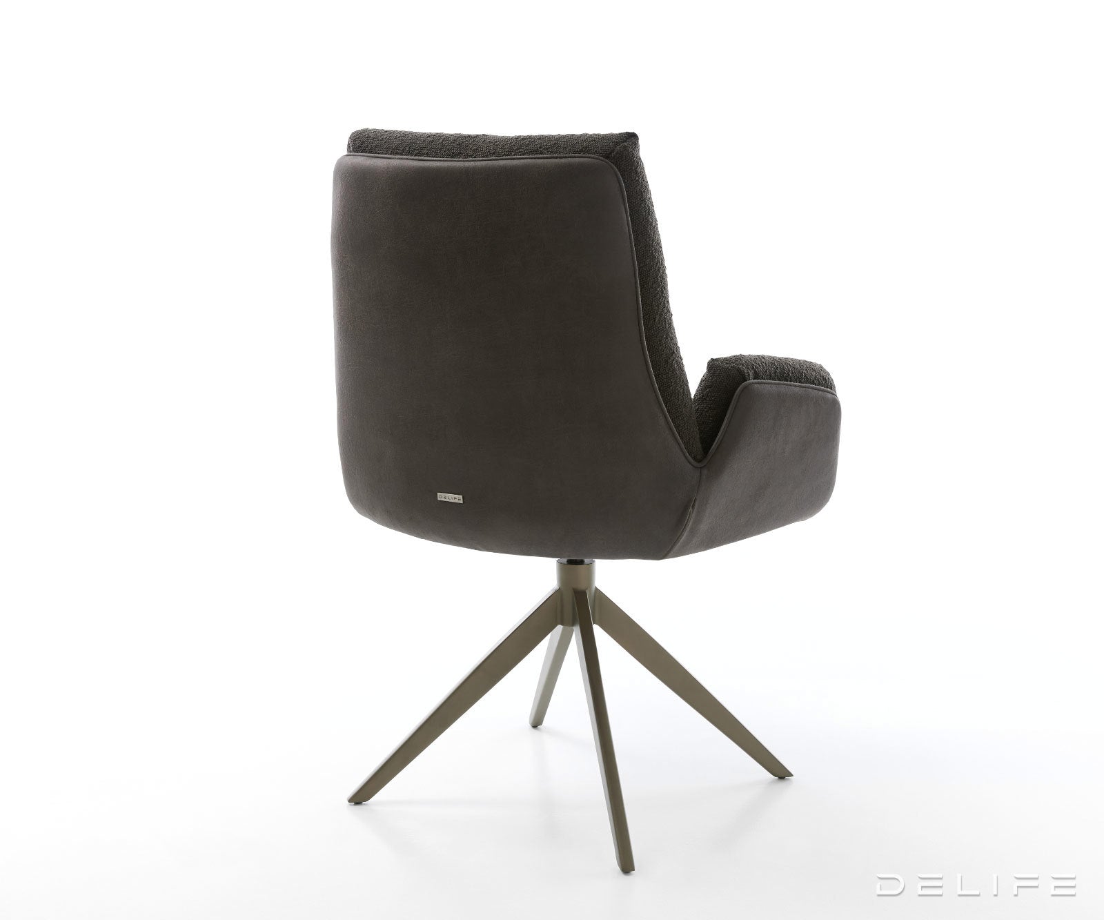 Jedilni stol Clea, material: mikrofibra/bukle