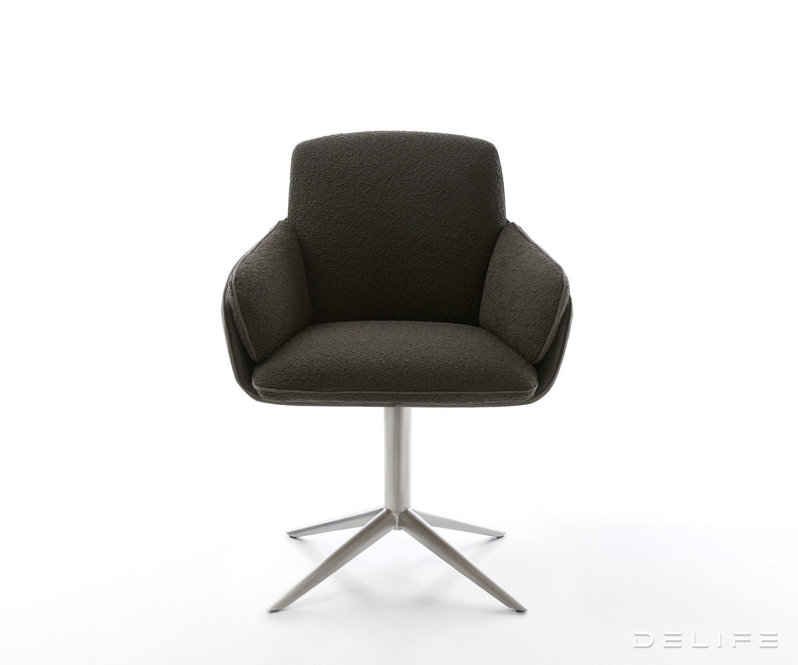 Jedilniški stol Luan, material: boucle/mikrovlakna