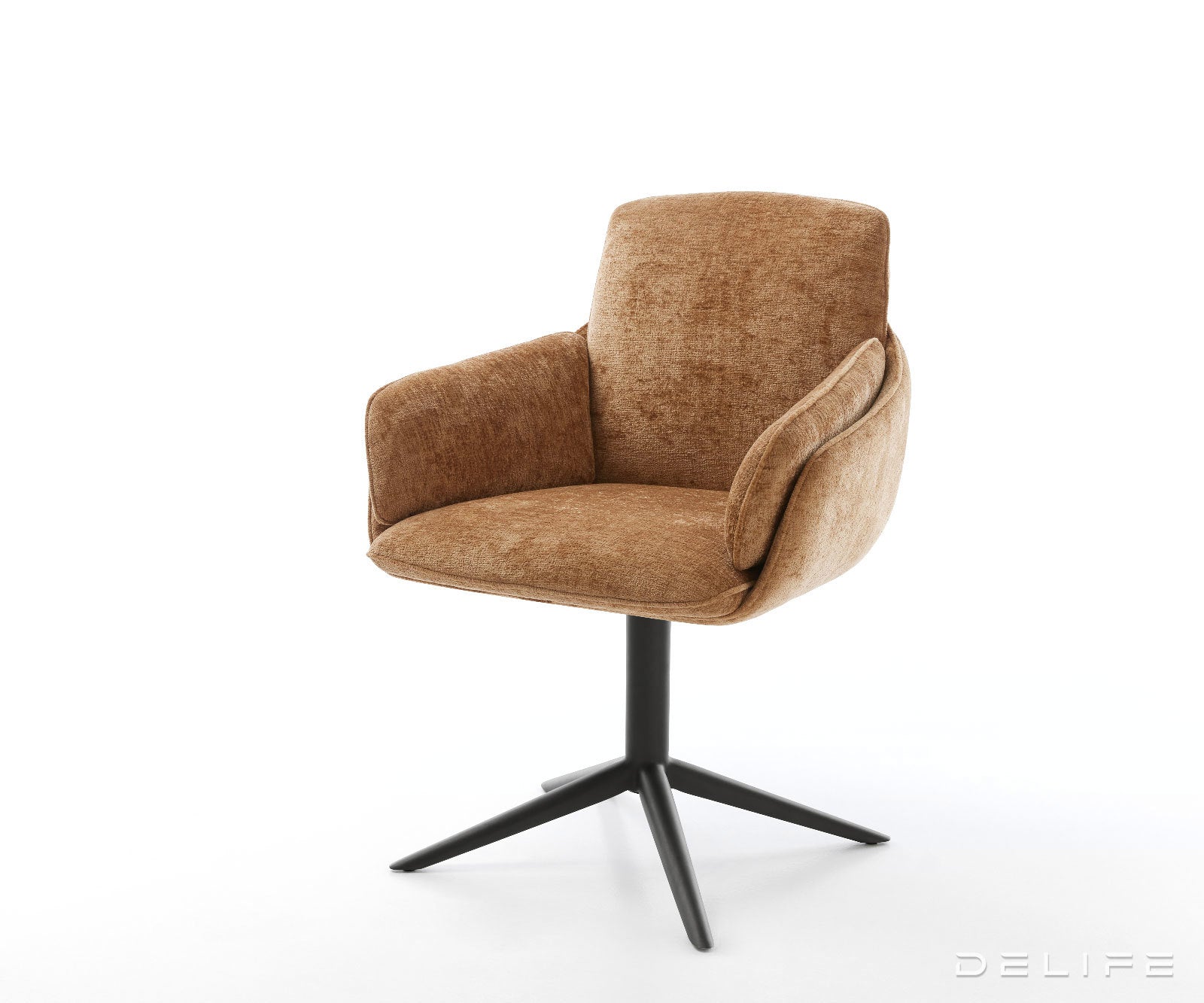 Jedilni stol Luan, material: šenil