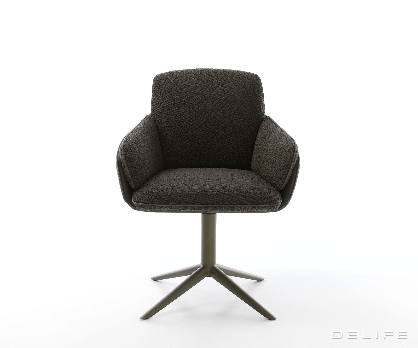 Jedilniški stol Luan, material: boucle/mikrovlakna