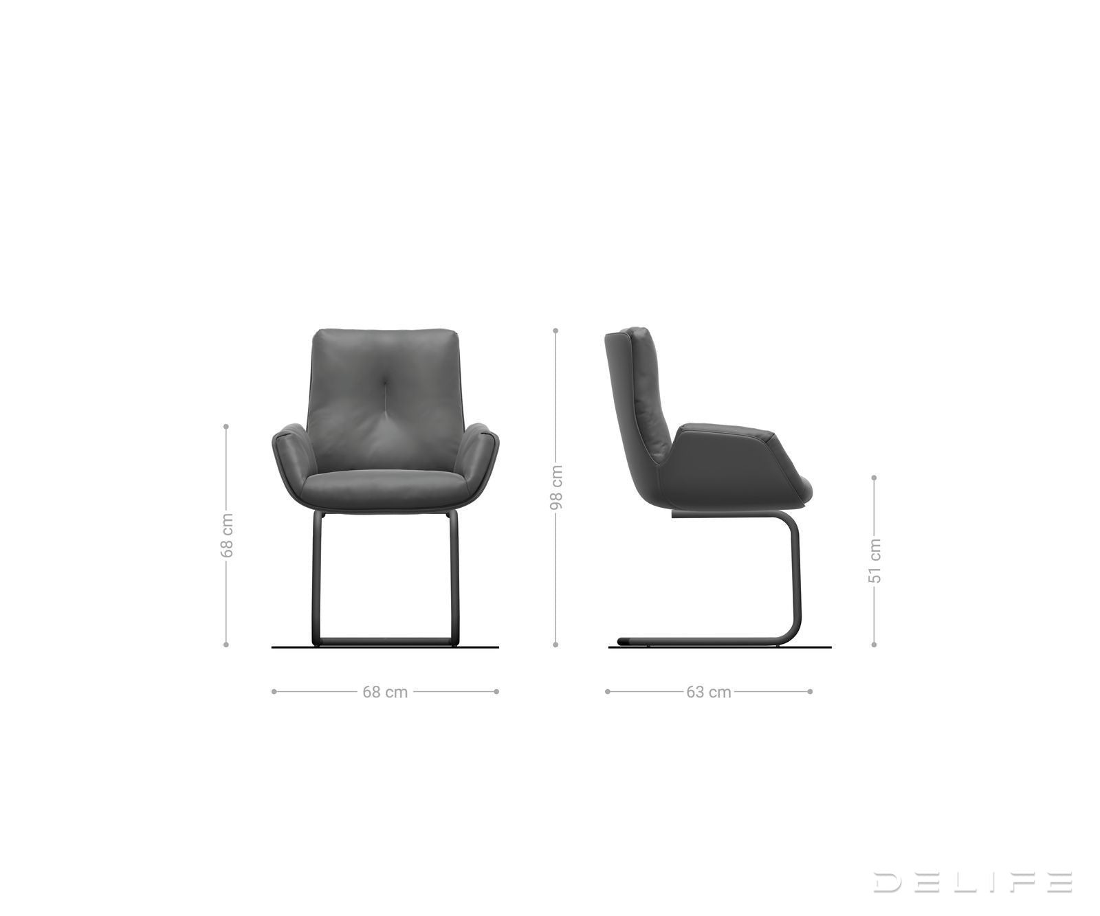 Jedilni stol Clea, Material: bukle