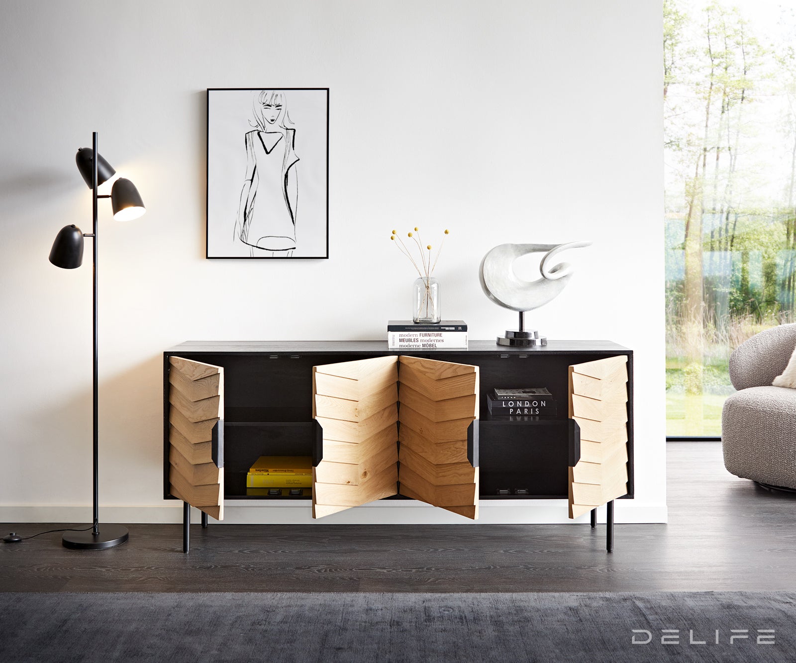 Komoda Muvi, 175x40 cm