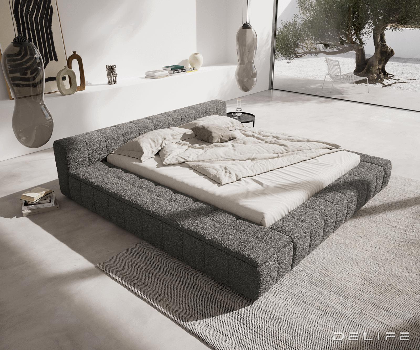 Posteljni okvir Espazio, material: Bukle