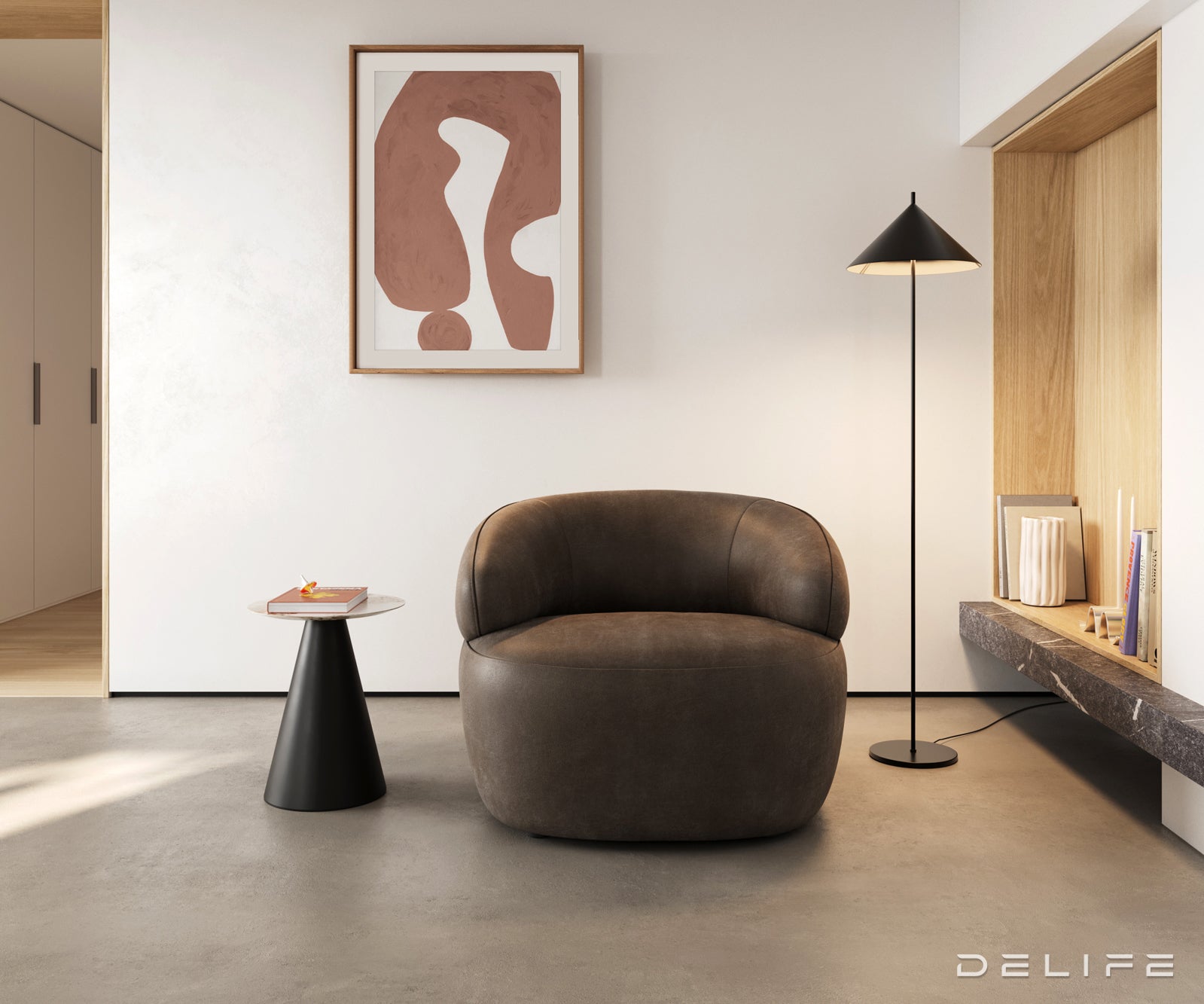 Fotelja Nova 88x88cm, Material: Mikrofibra