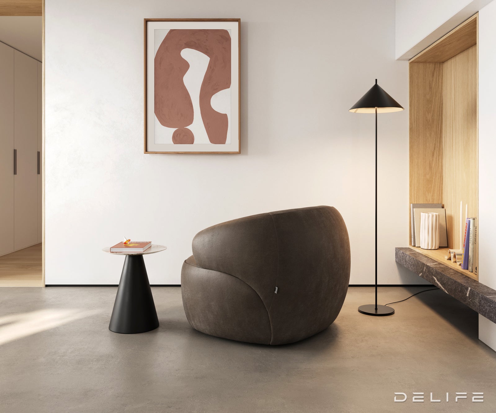 Fotelja Nova 88x88cm, Material: Mikrofibra