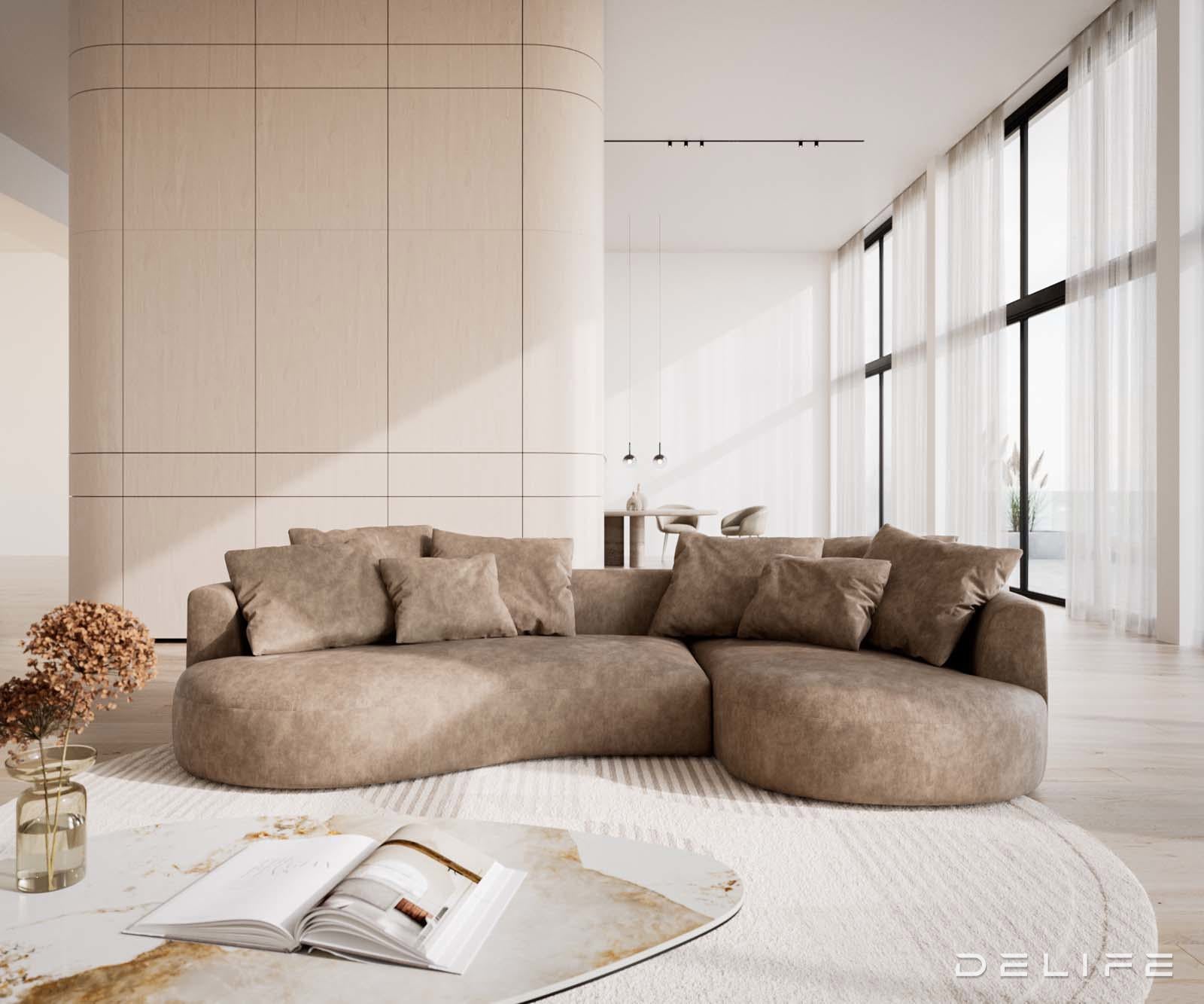 Kavč Edina 328x166cm, Material: Mikrofibra