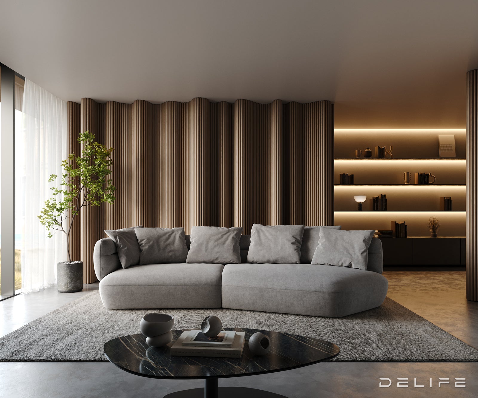 Kavč Roya 320x138cm, Material: Mikrofibra