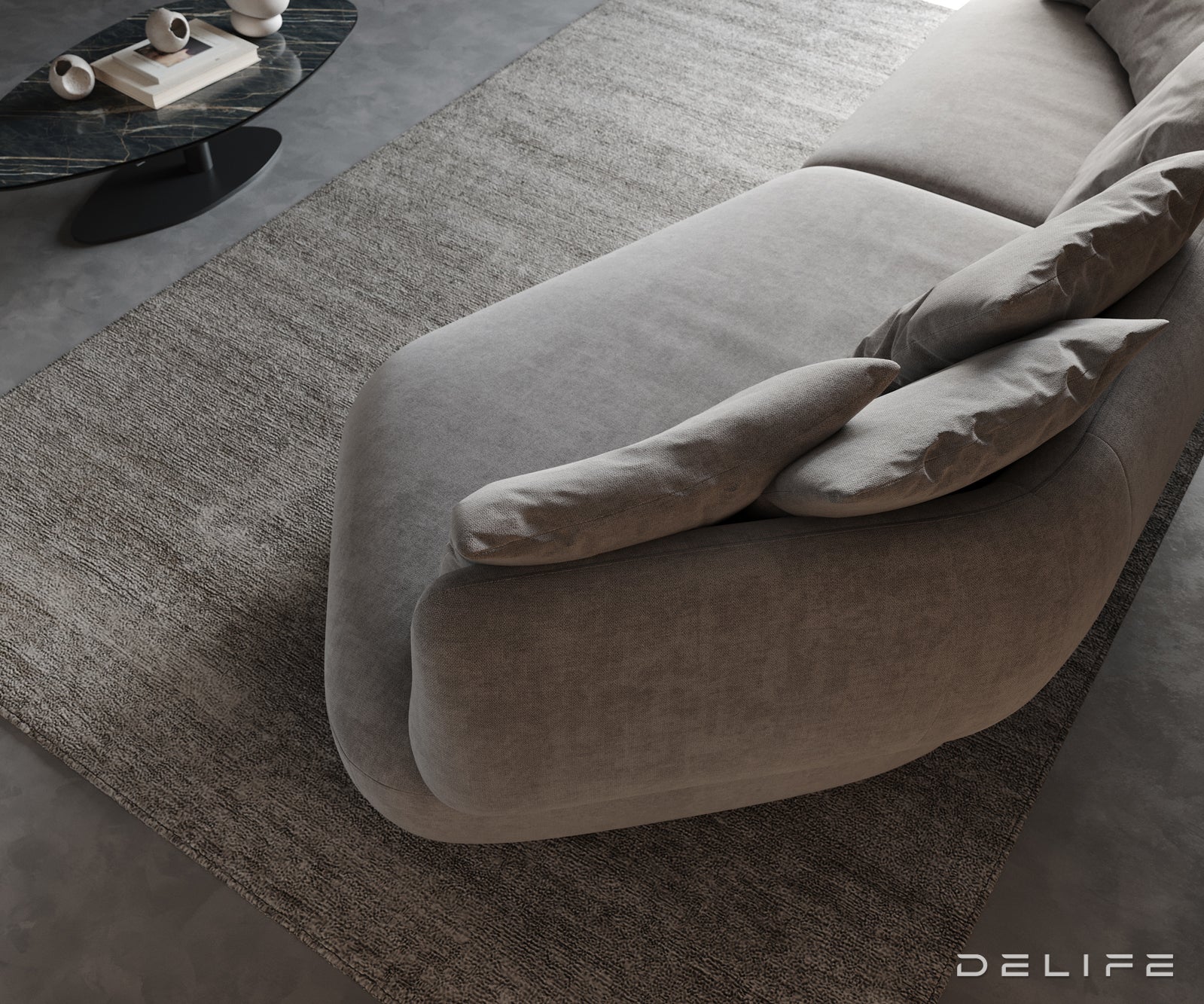 Kavč Roya 320x138cm, Material: Mikrofibra