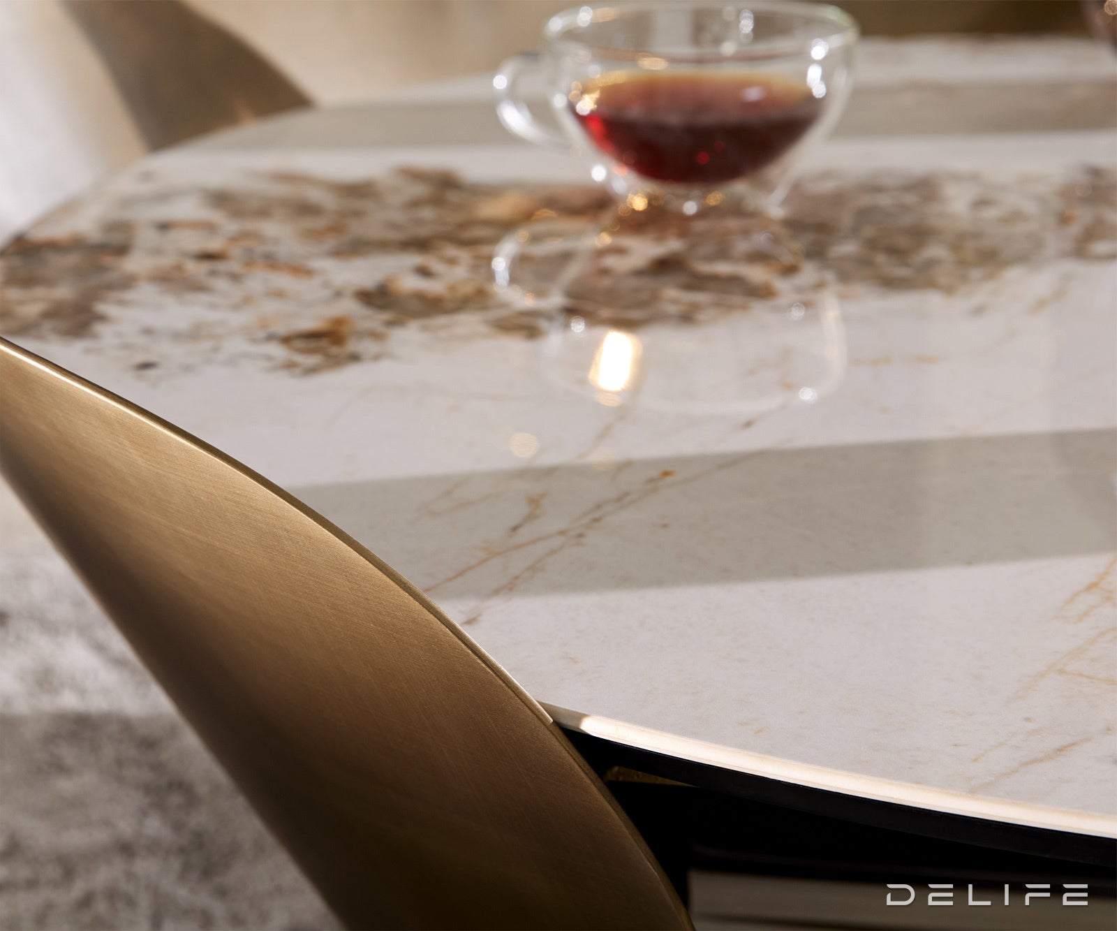 Klubska mizica Skafi 100x40cm, Material: Ceramics Minas Melange