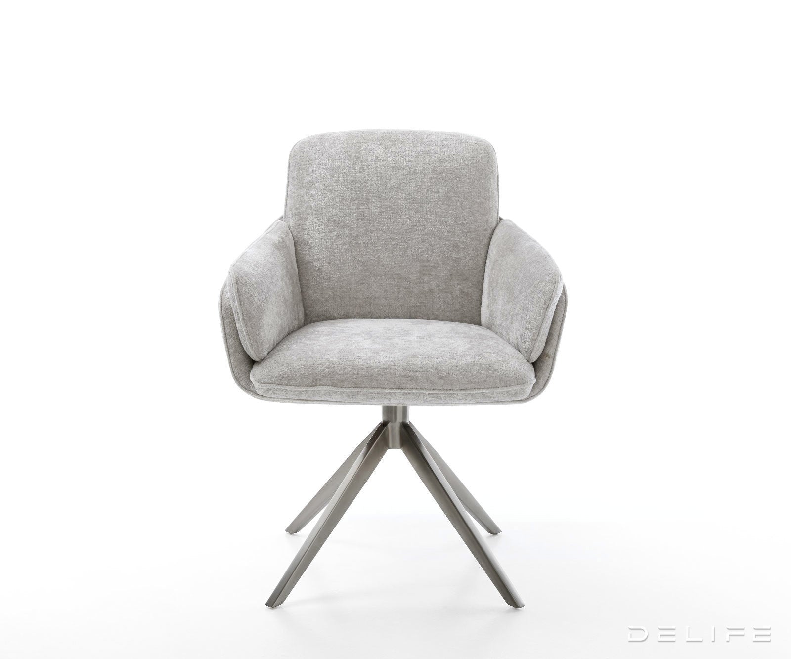 Jedilniški stol Luan, material: chenille