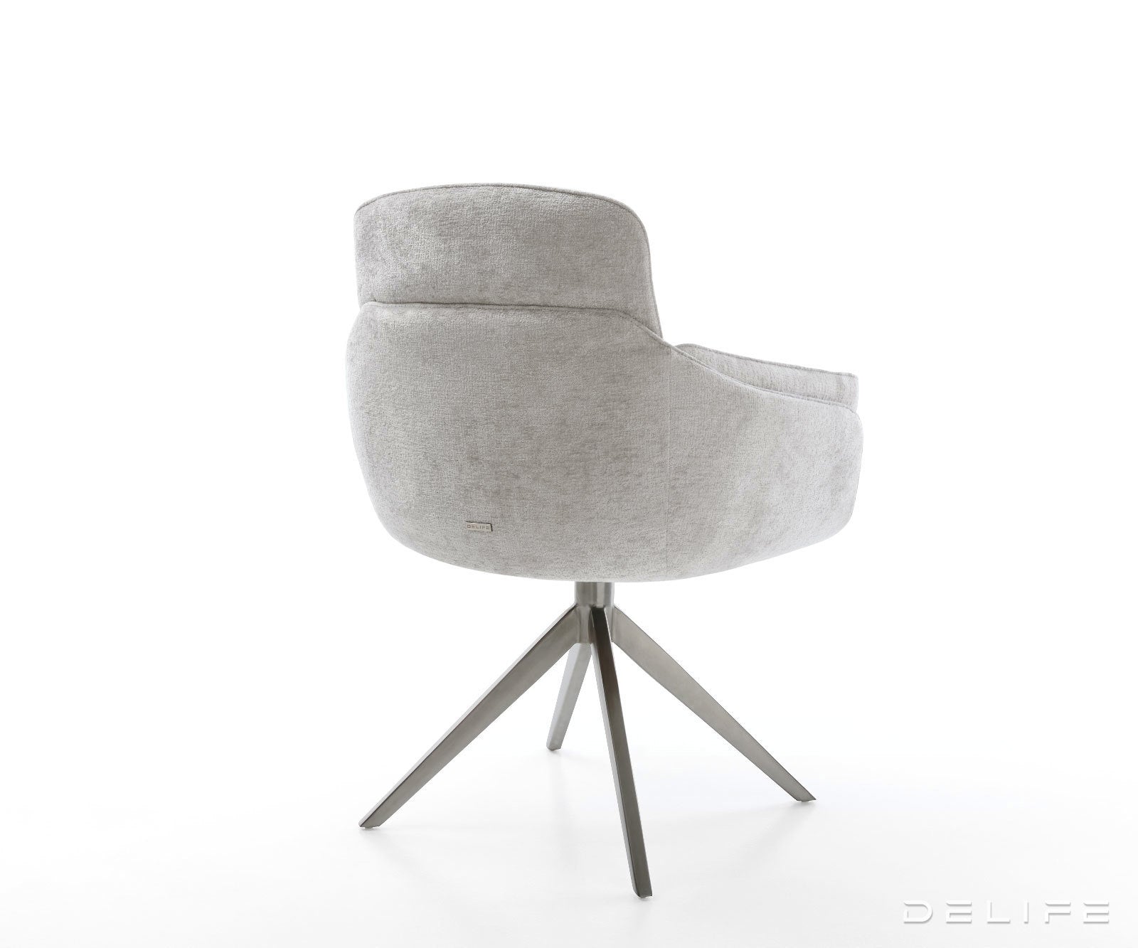 Jedilniški stol Luan, material: chenille