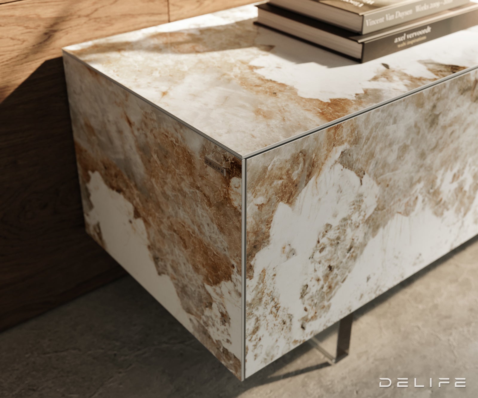 Tv komoda Cuor 220x50cm, Material: keramika Minas Melange