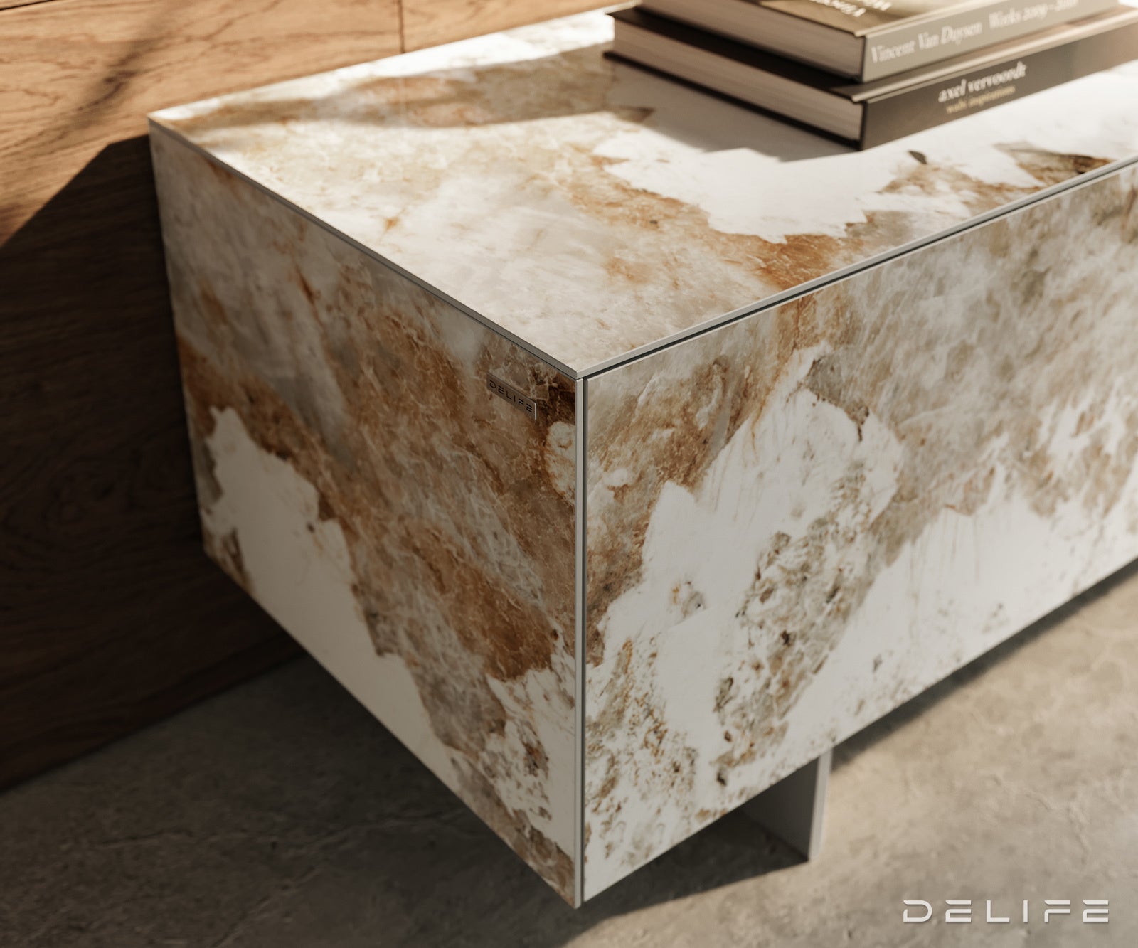 Tv komoda Cuor 220x50cm, Material: keramika Minas Melange