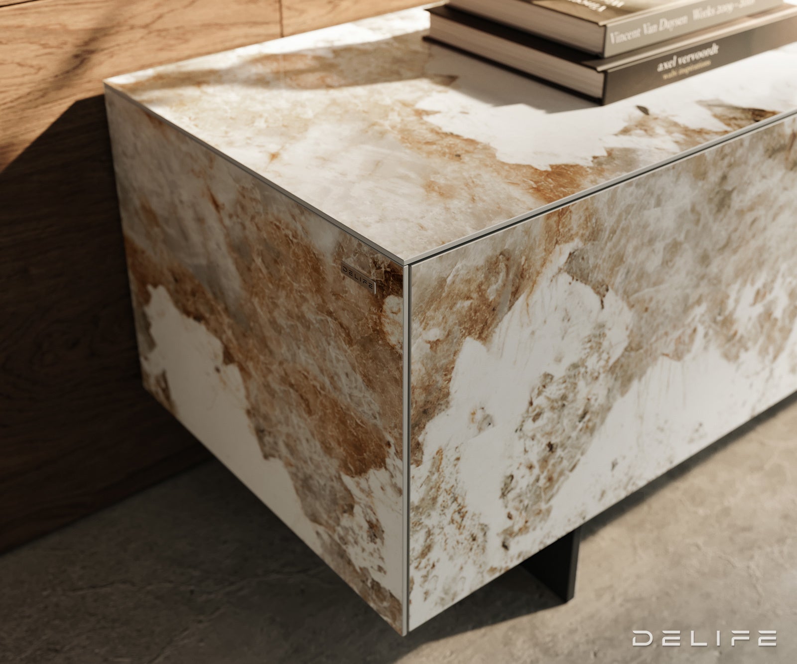 Tv komoda Cuor 220x50cm, Material: keramika Minas Melange