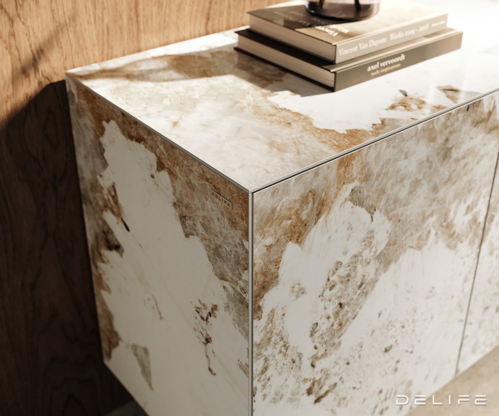 Komoda Cuor 150x75cm, Material: keramika Minas Melange