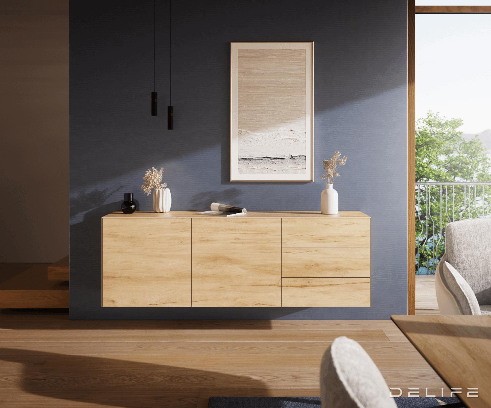 Omara Cuor 180x45 cm, Material: Keramika Laminam Sabbia