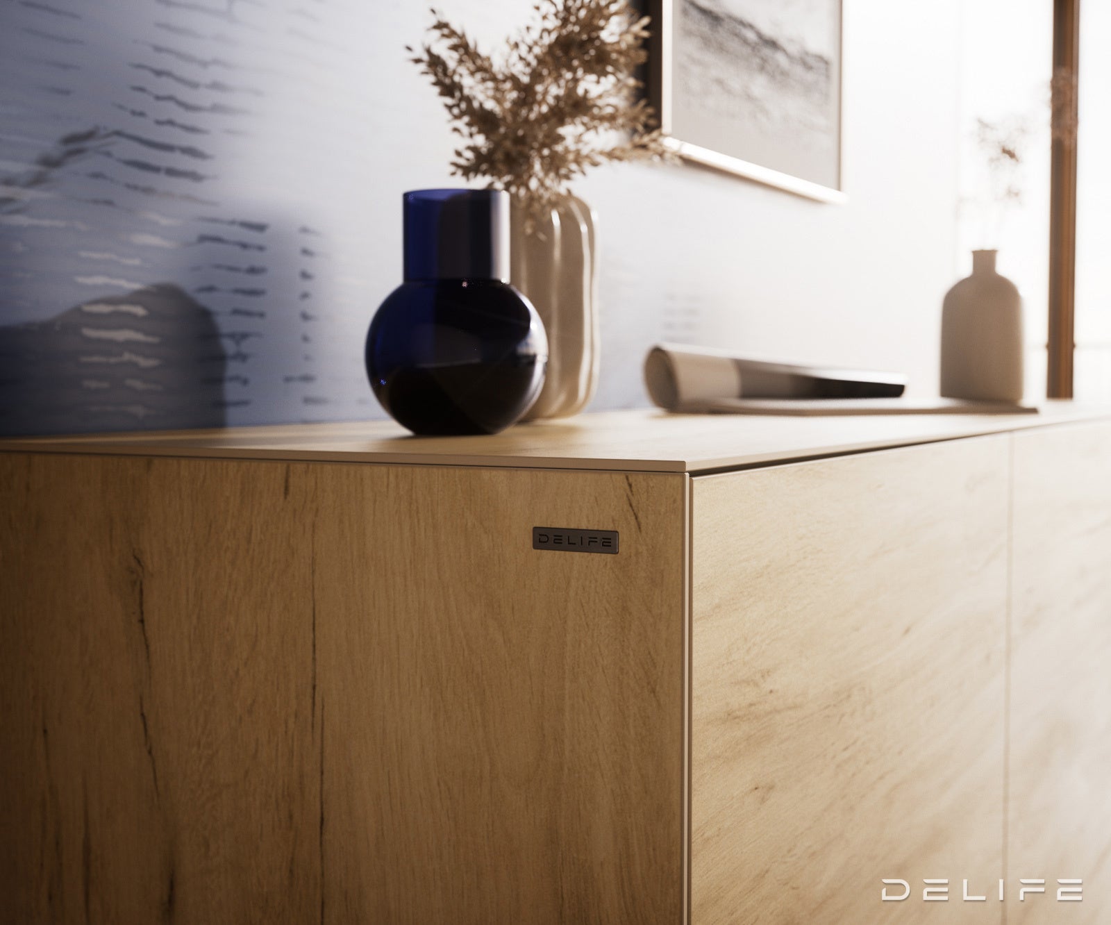Omara Cuor 180x45 cm, Material: Keramika Laminam Sabbia