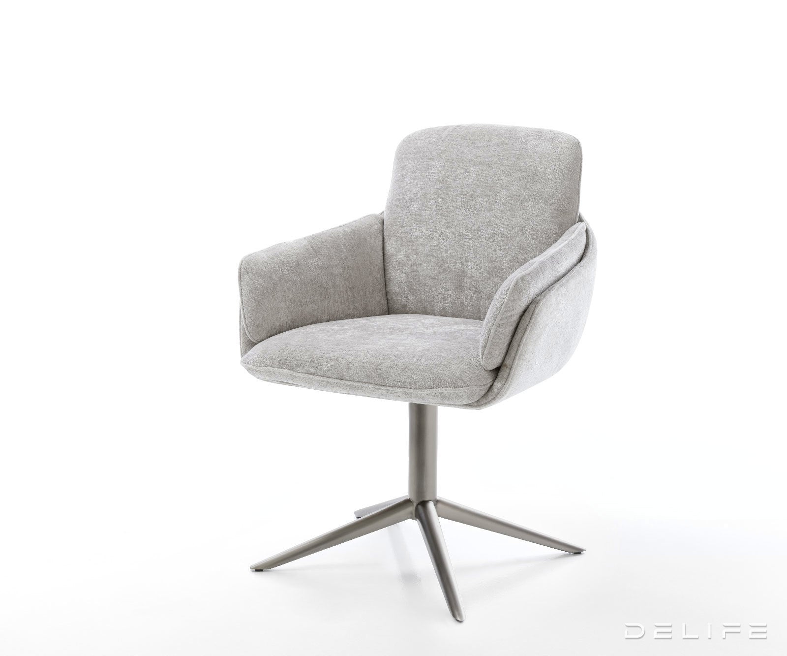 Jedilniški stol Luan, material: chenille