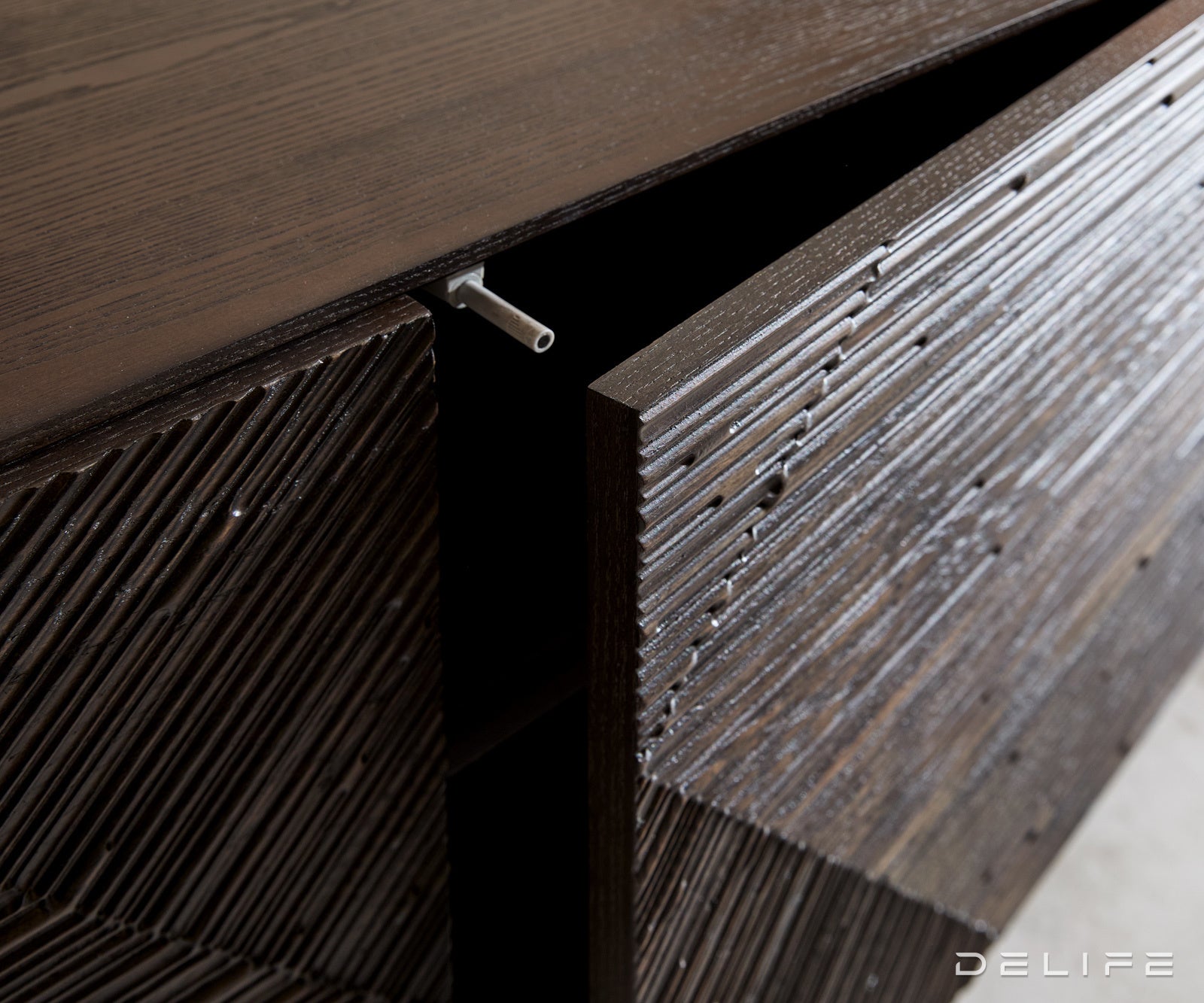 Tv komoda Tereos 220x45cm, material: jesen