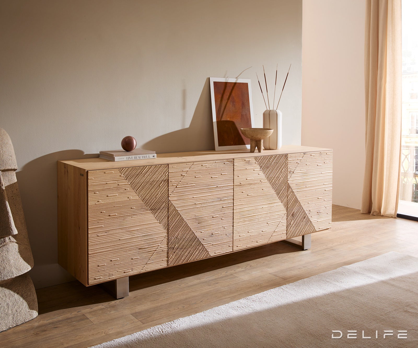 Omara Tereos 200x45 cm, Material: Hrast