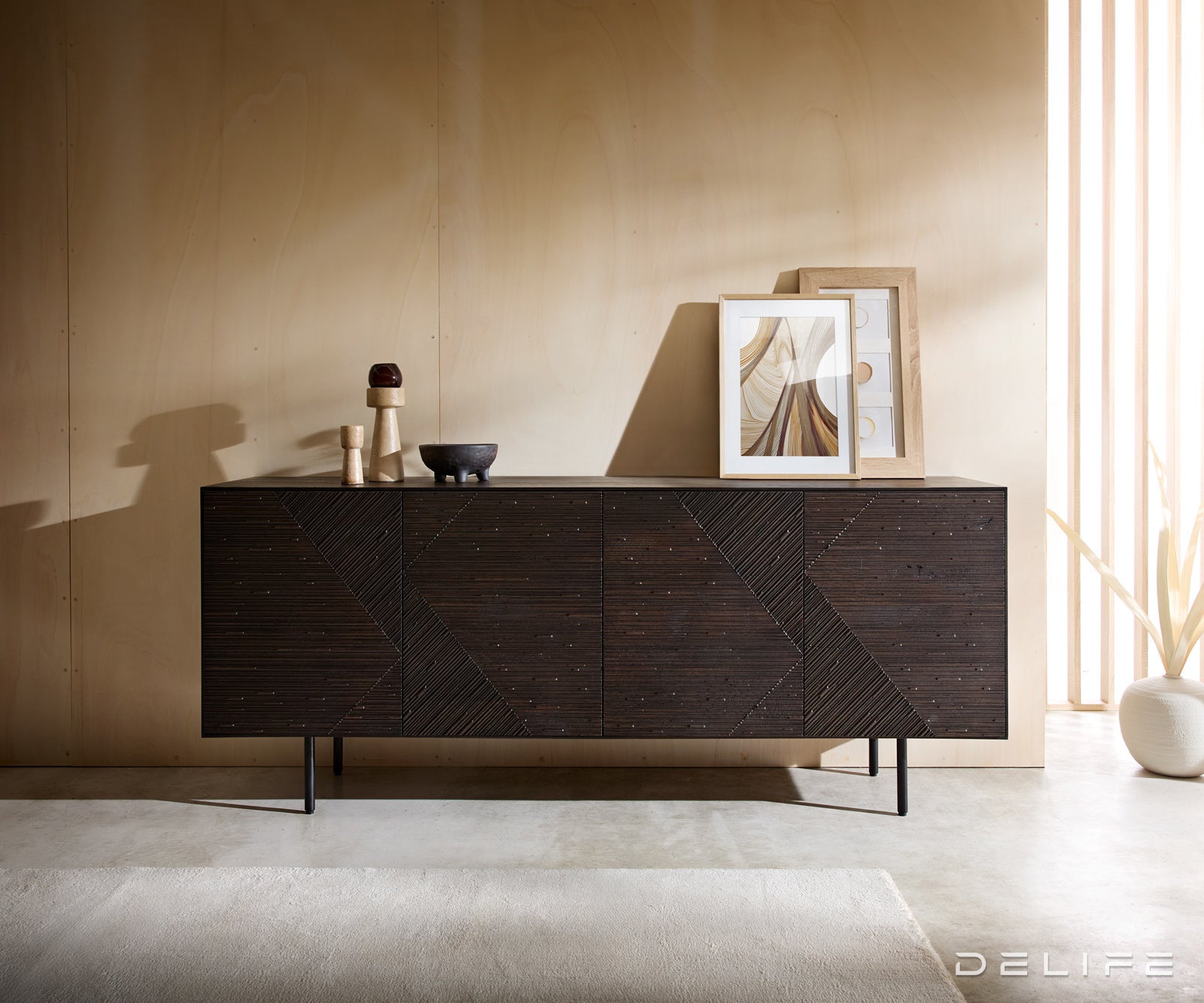 Komoda Tereos 200x45cm, Material: Jasen