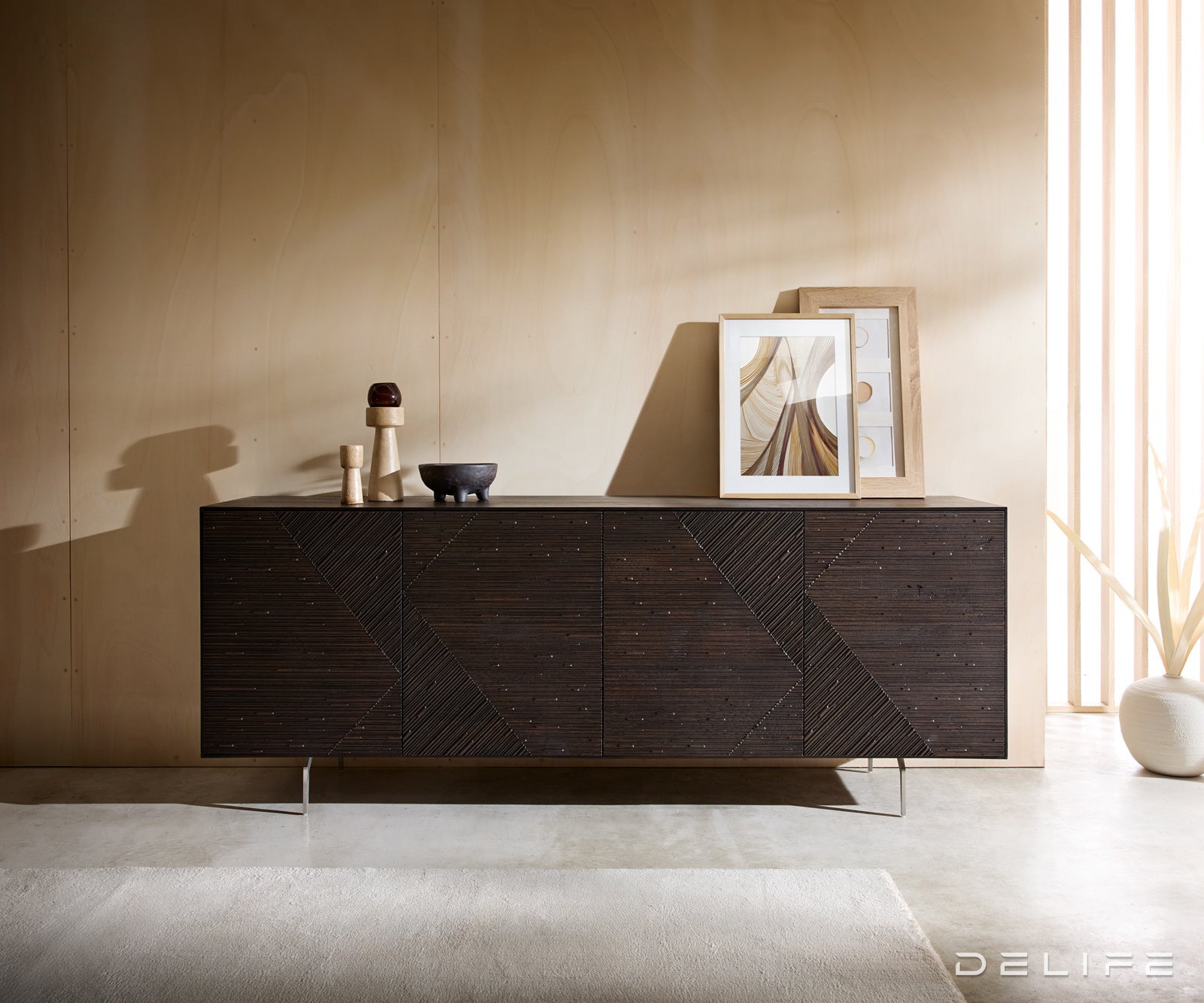 Komoda Tereos 200x45cm, Material: Jasen