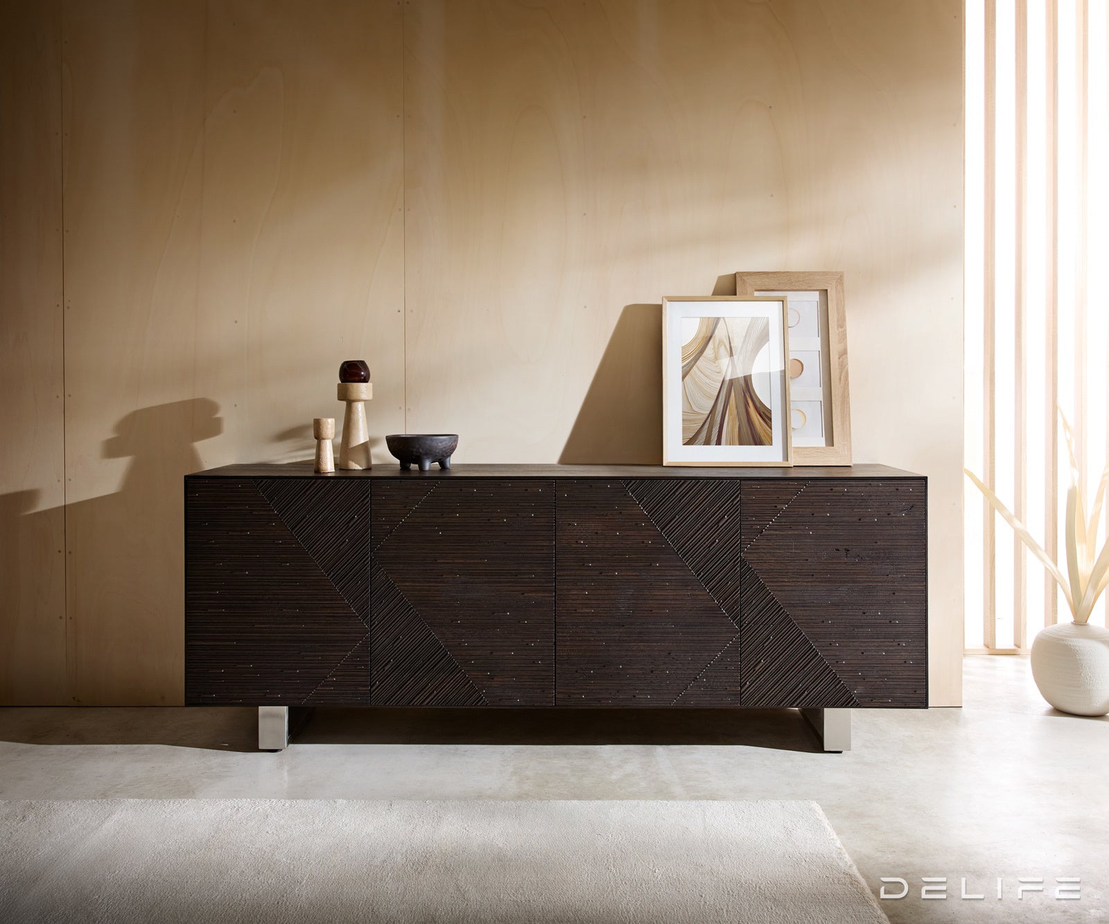 Komoda Tereos 200x45cm, Material: Jasen