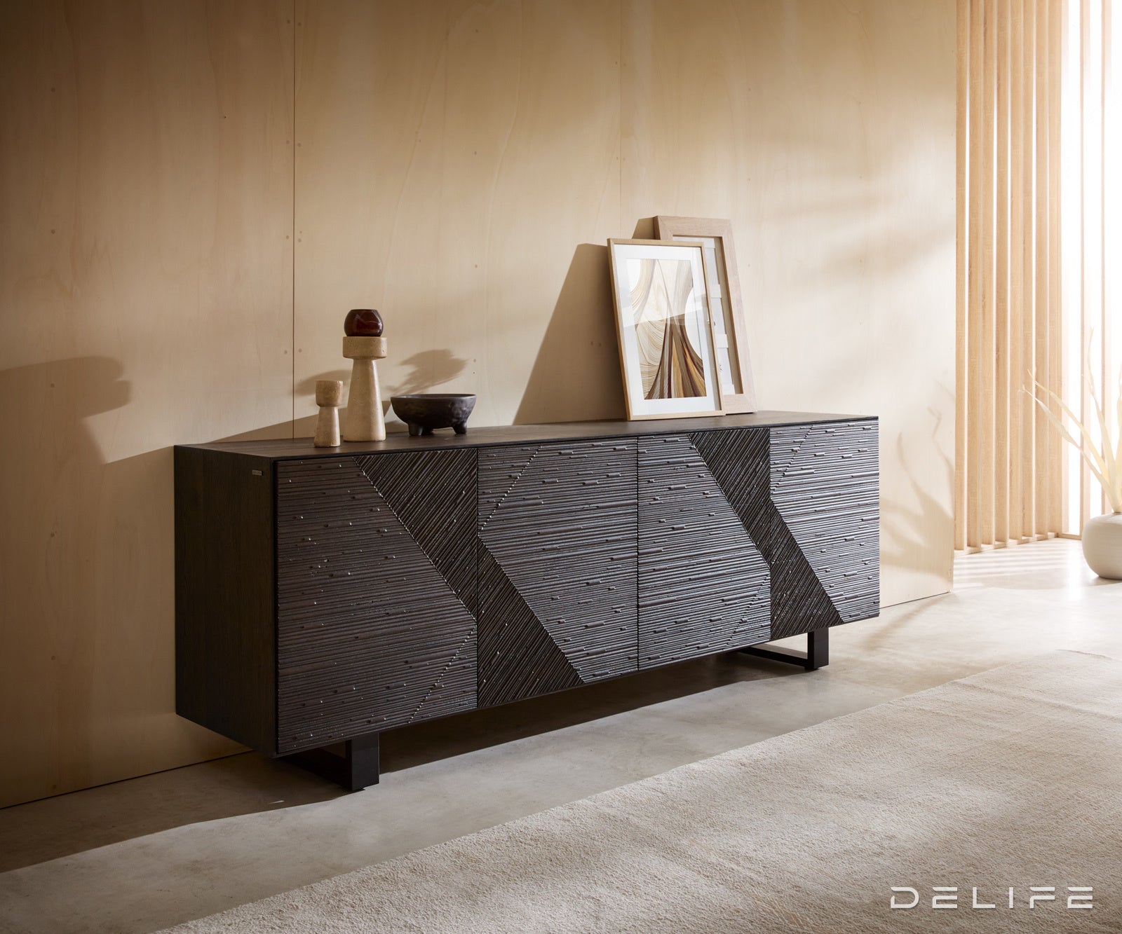 Komoda Tereos 200x45cm, Material: Jasen