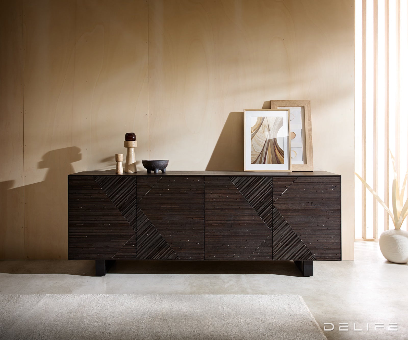 Komoda Tereos 200x45cm, Material: Jasen