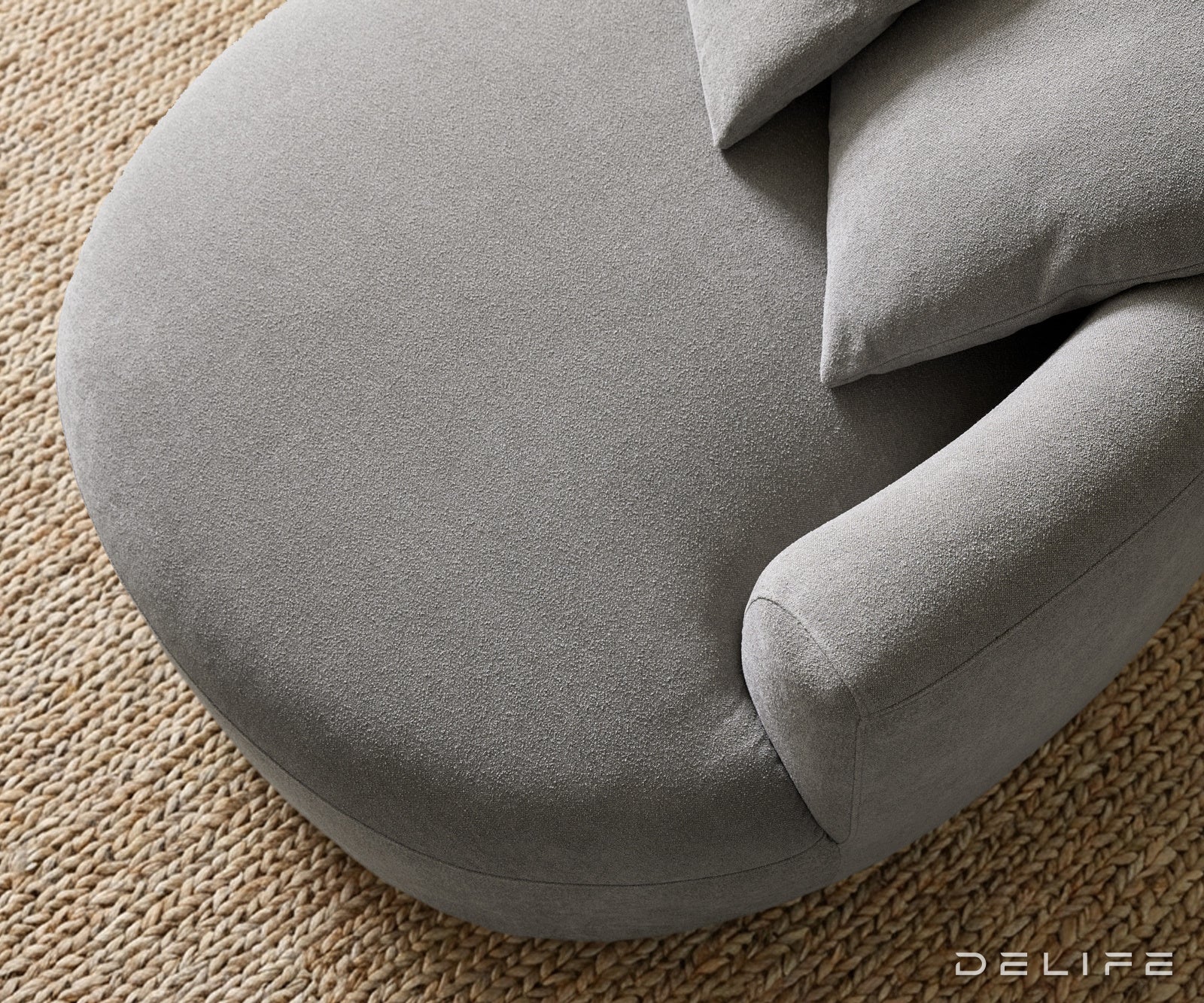 Sedežna garnitura Edina 328x166cm, Material: bukle