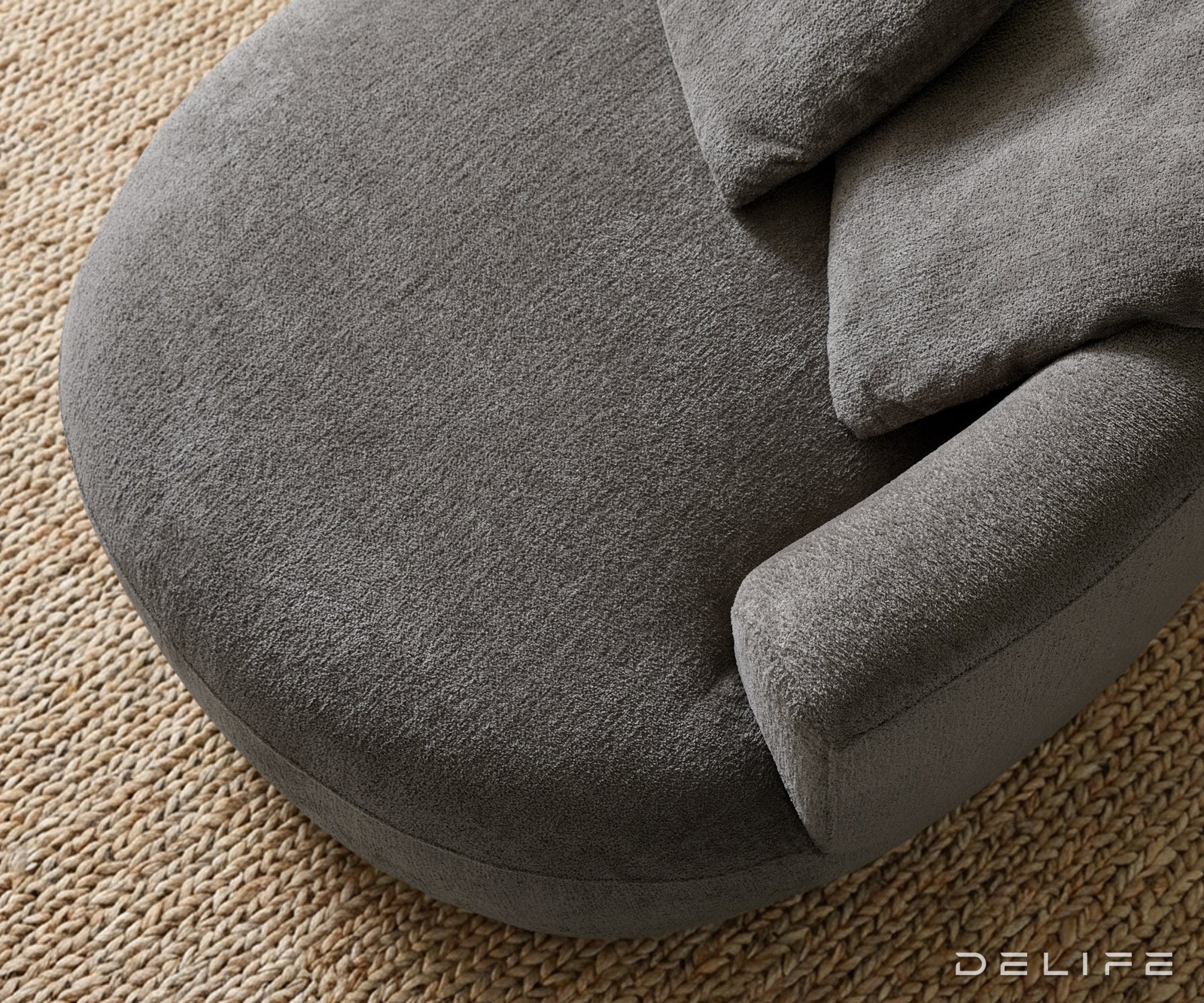 Sedežna garnitura Edina 328x166cm, Material: bukle