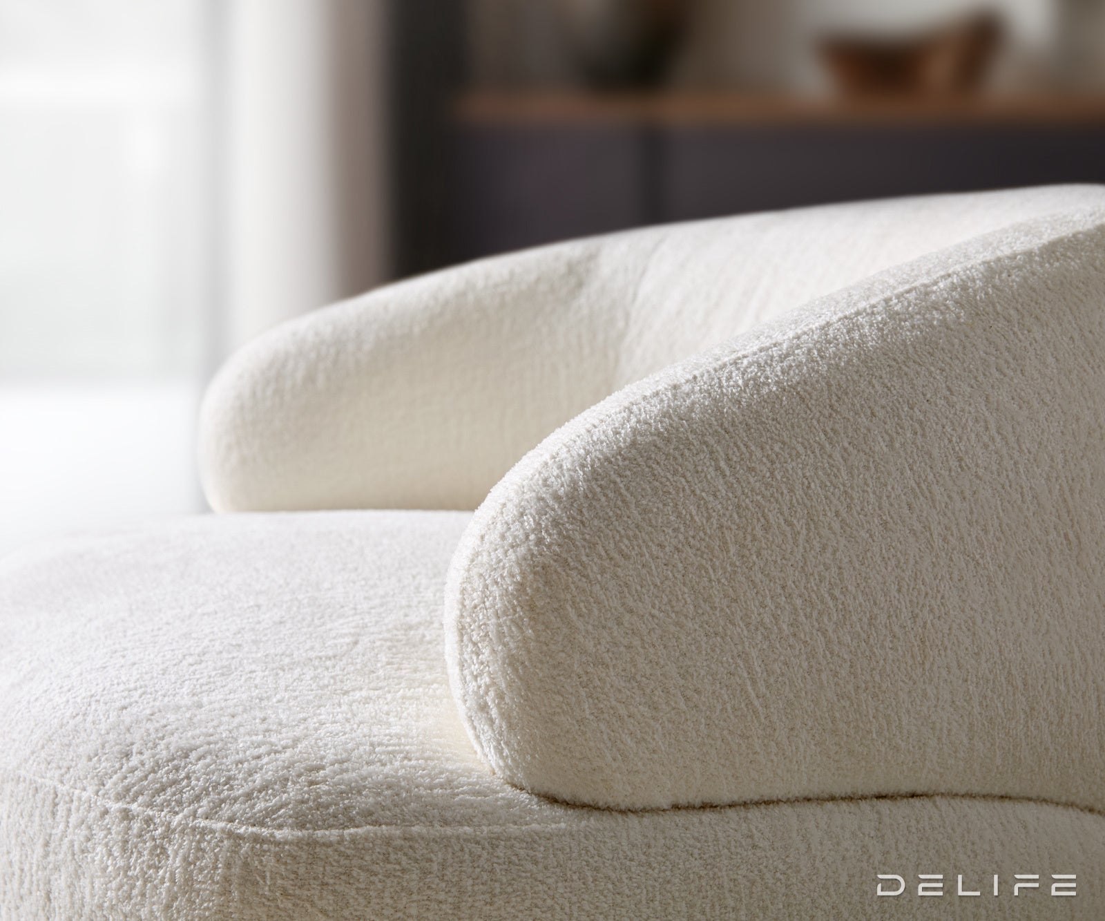 Fotelja Nova 88x88cm, Material: Boucle