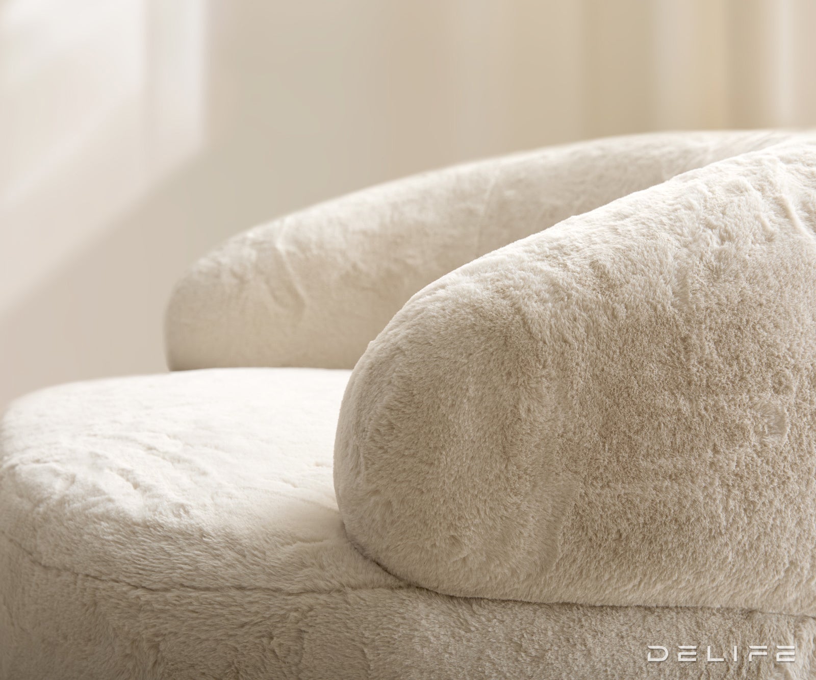 Fotelja Nova 88x88cm, Material: pliš rebrasta tkanina