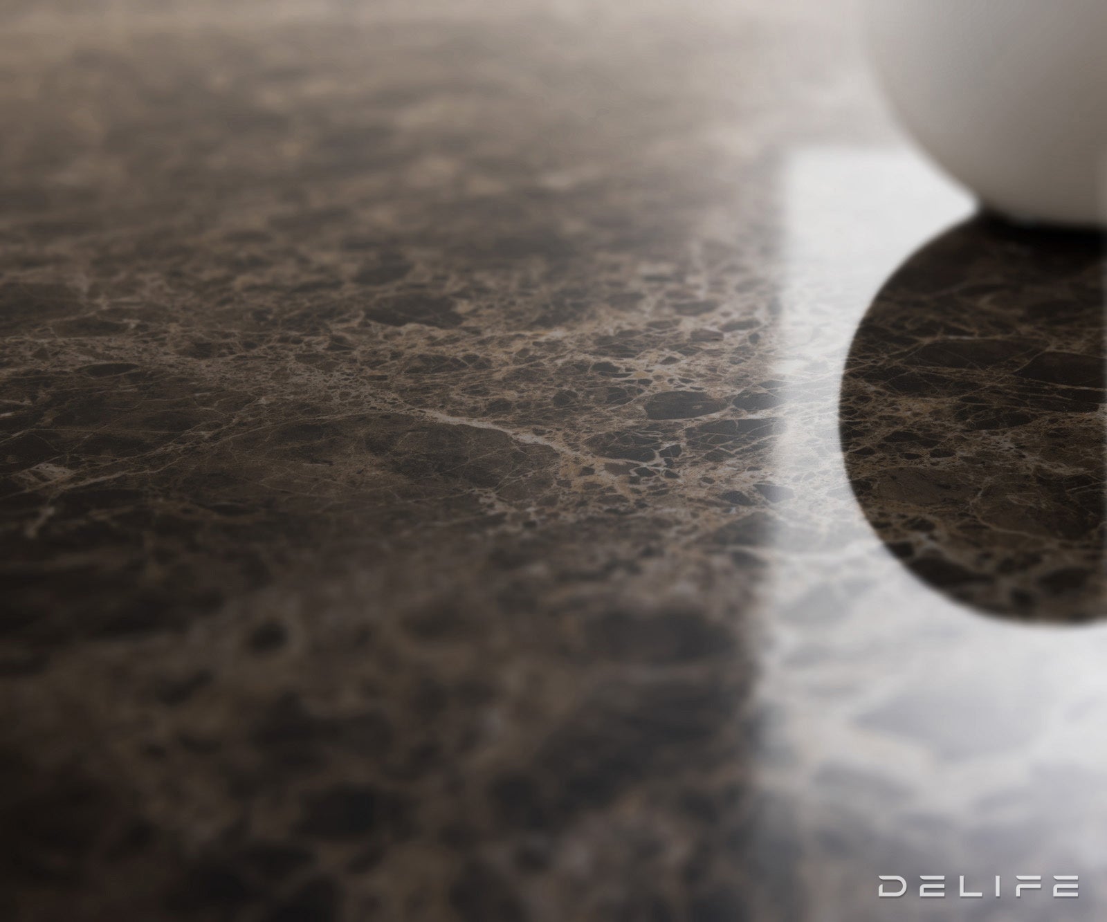 Klub mizica Edge 140x80cm, Material: Keramika Laminam Extra Lucidato