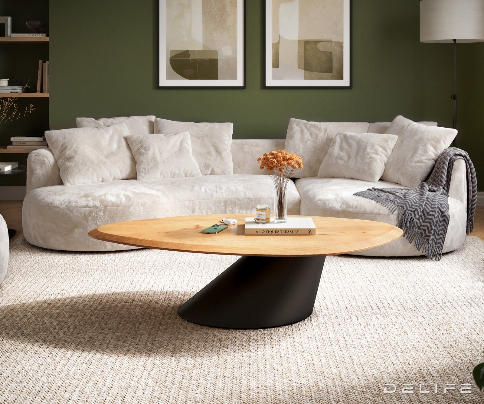 Klub stolić Edge 140x76cm, Materijal: Bagrem