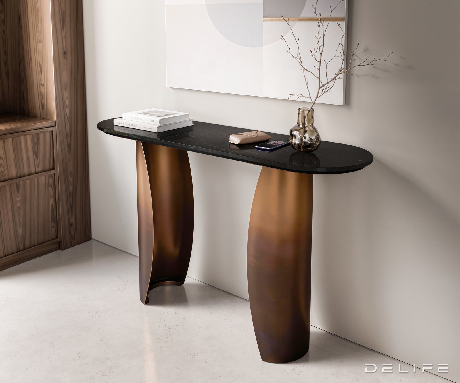 Konzola Solena 135x40 cm, Material: Marmor