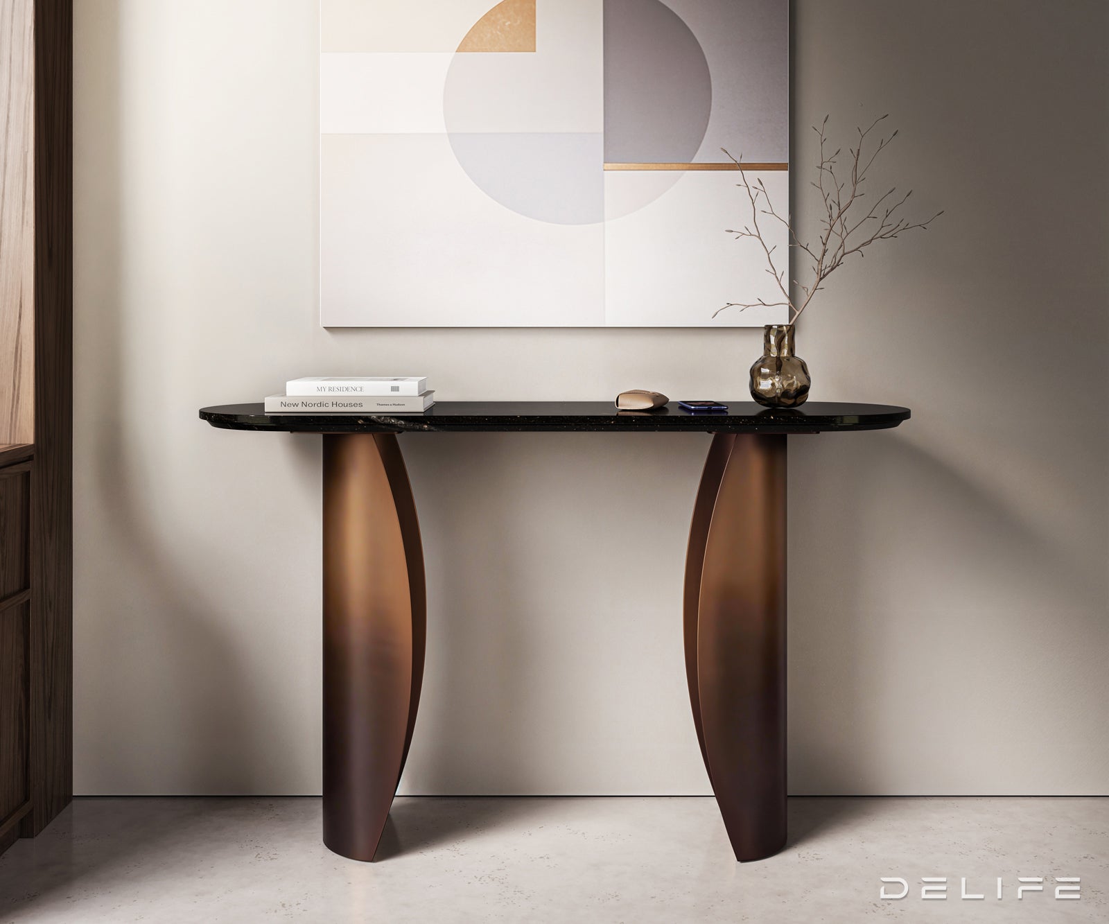 Konzola Solena 135x40 cm, Material: Marmor