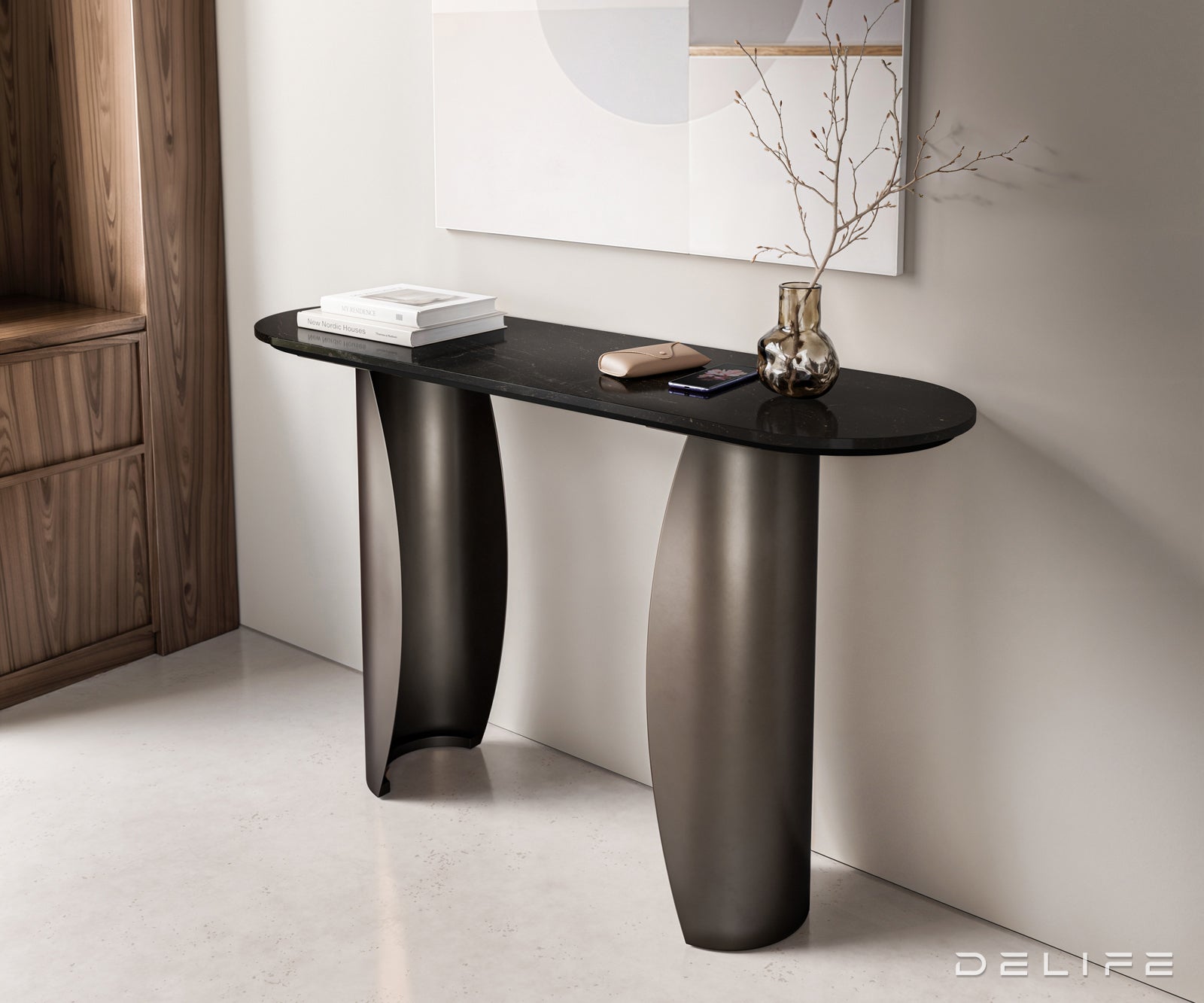 Konzola Solena 135x40 cm, Material: Marmor