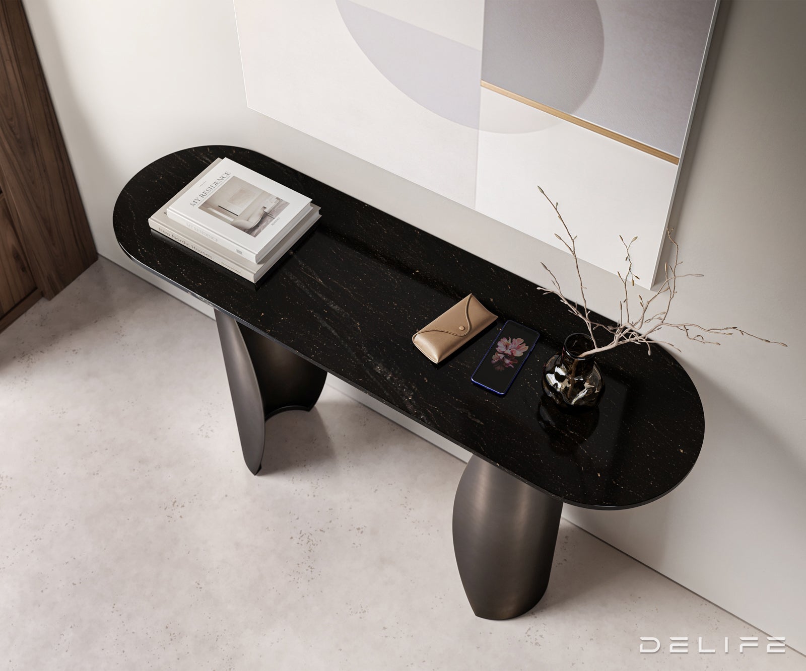 Konzola Solena 135x40 cm, Material: Marmor