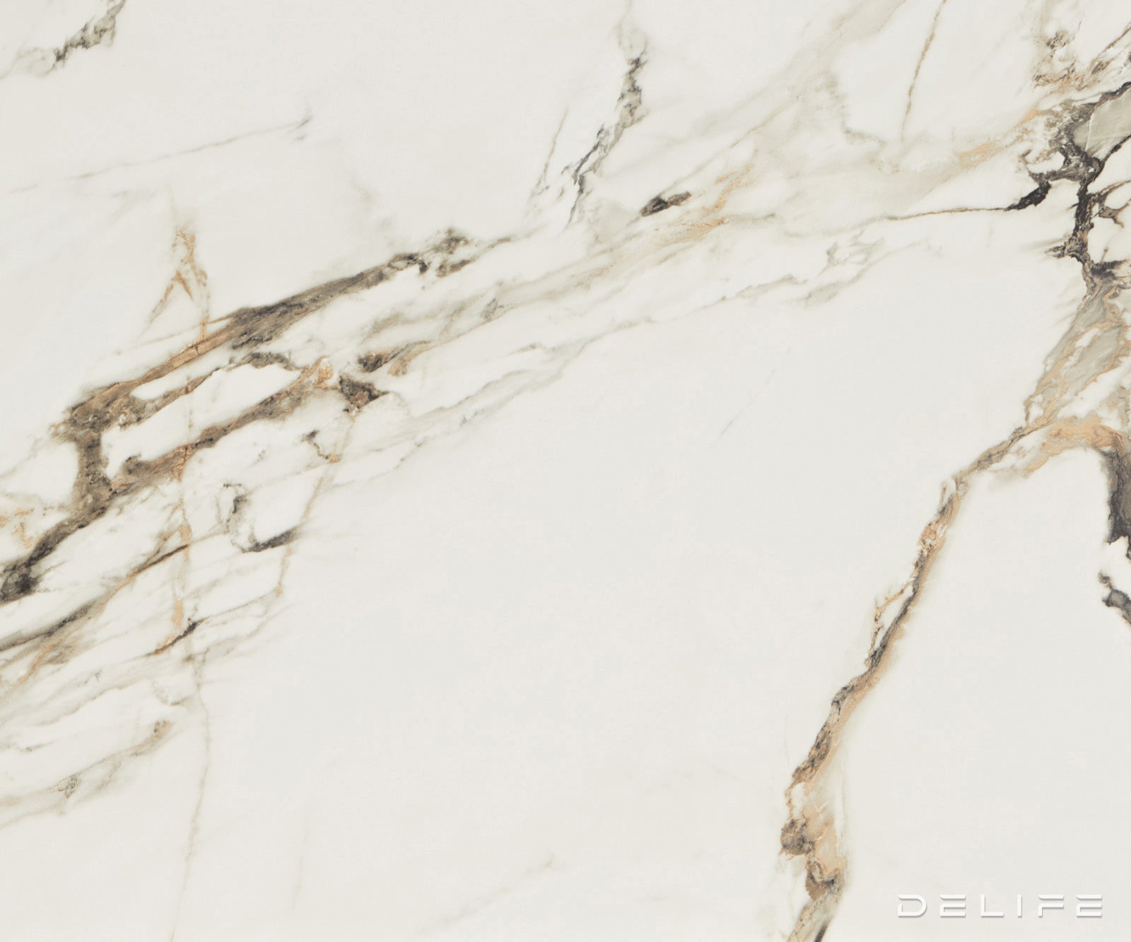 Outdoor miza Edge 300x100cm, Material: keramika Calacatta Luxe