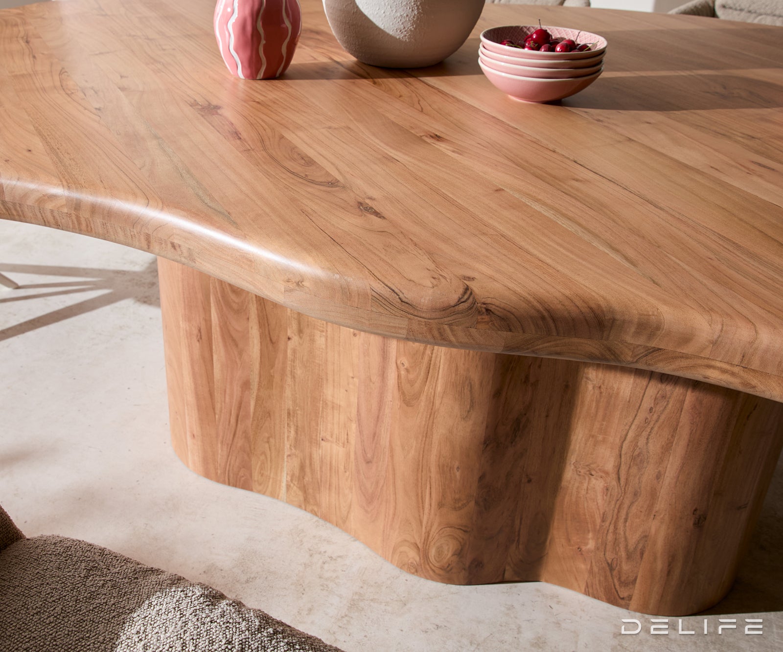 Blagovaonski stol Herkon 240x143cm, Materijal: Bagrem
