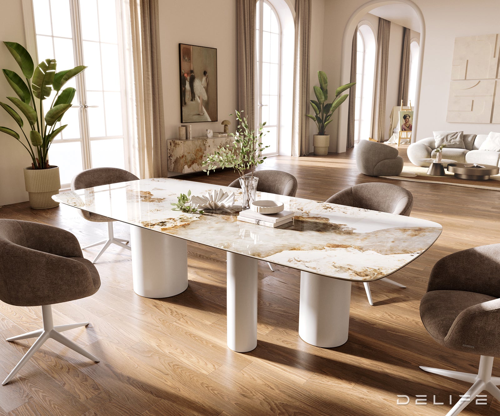 Blagovaonski stol Edge 260x120cm, Materijal: Bagrem