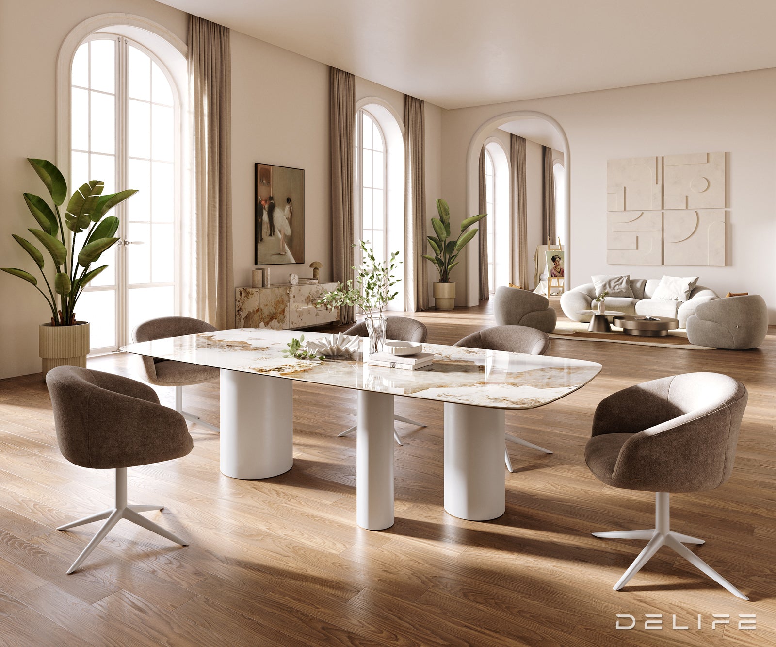 Blagovaonski stol Edge 260x120cm, Materijal: Bagrem
